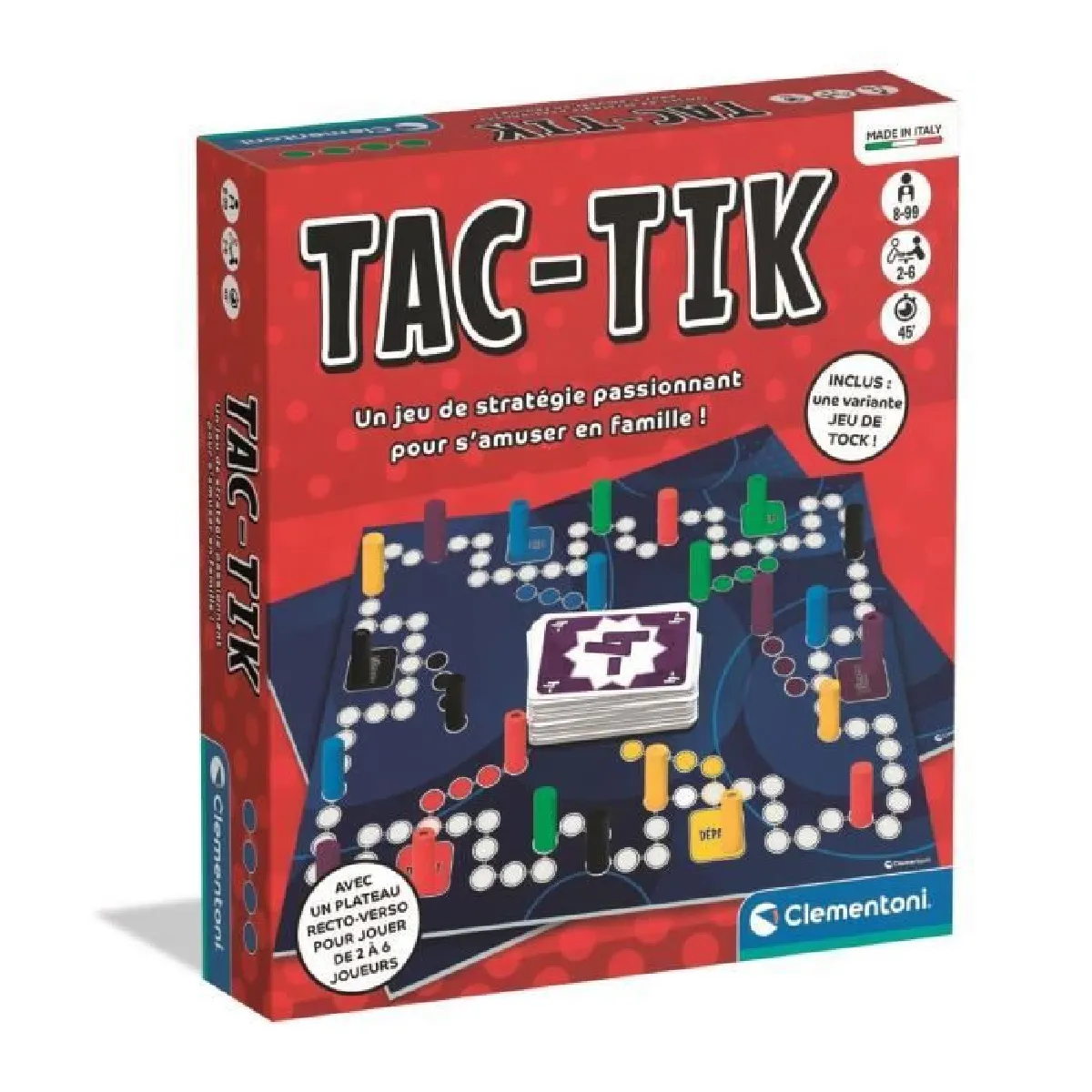CLEMENTONI Tac Tik jeu de plateau - vue 2
