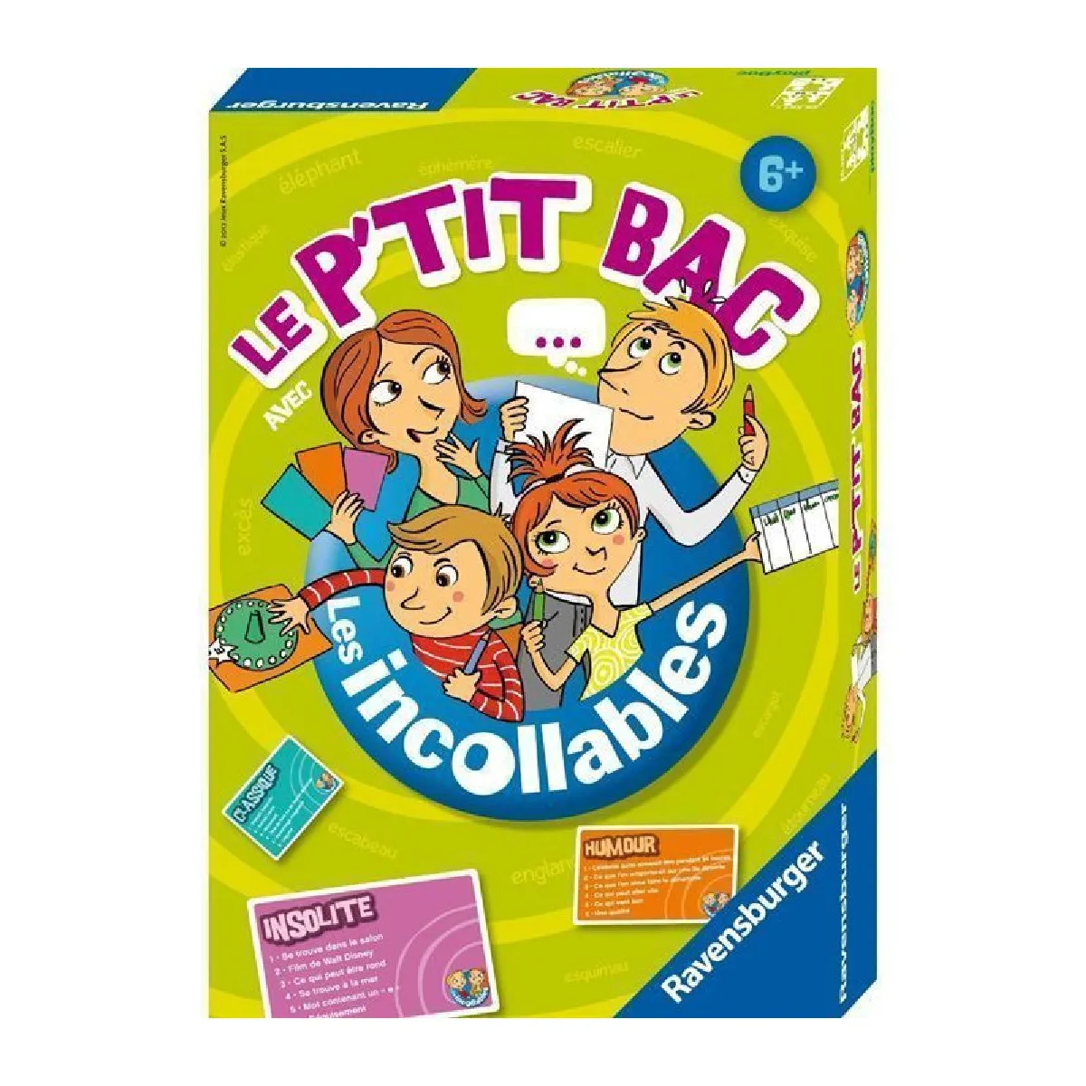 Le P'tit bac des Incollables : Nouvelle version Ravensburger Jeux France - vue 3