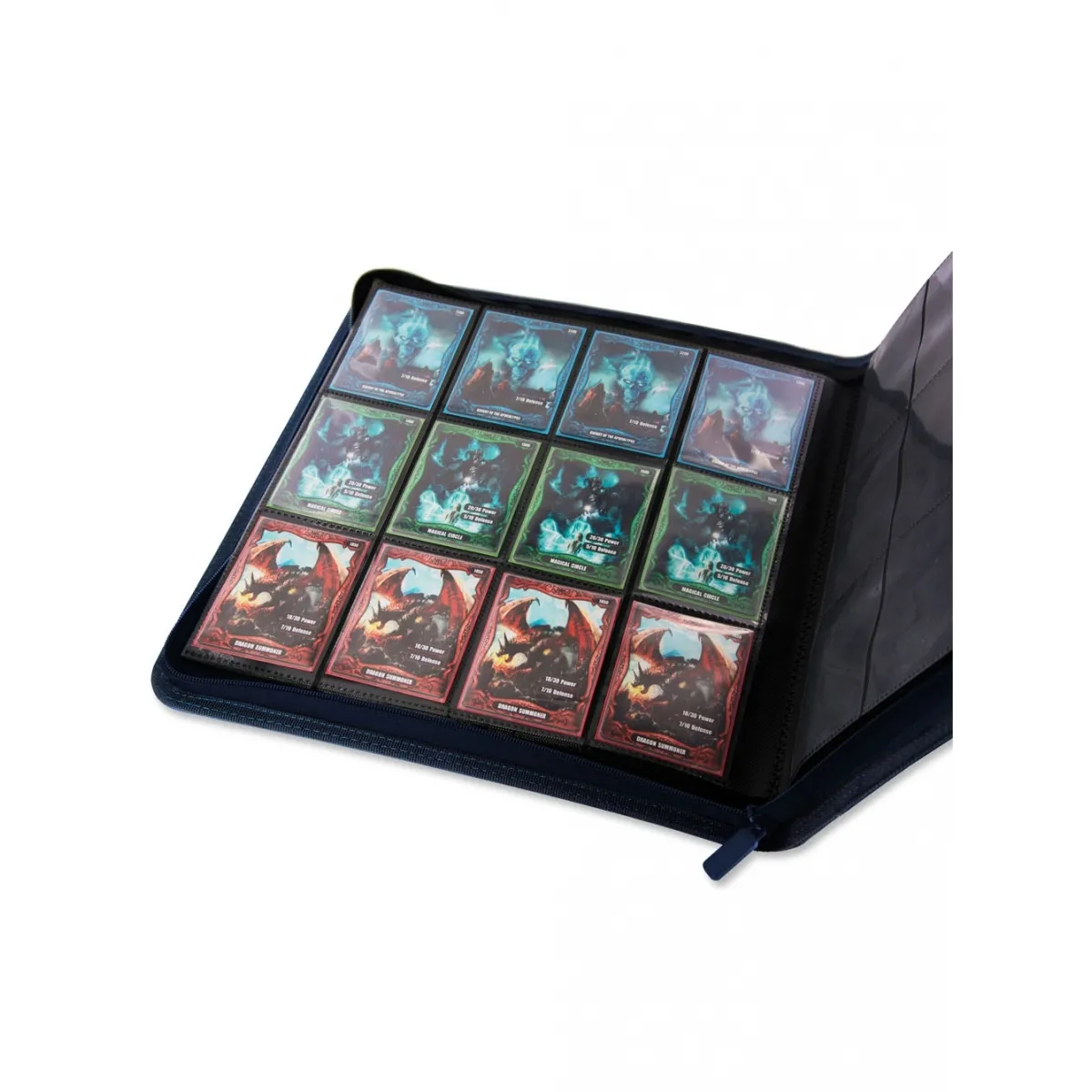 Ultimate Guard Bleu Quadrow Zipfolio Cartes - Marine