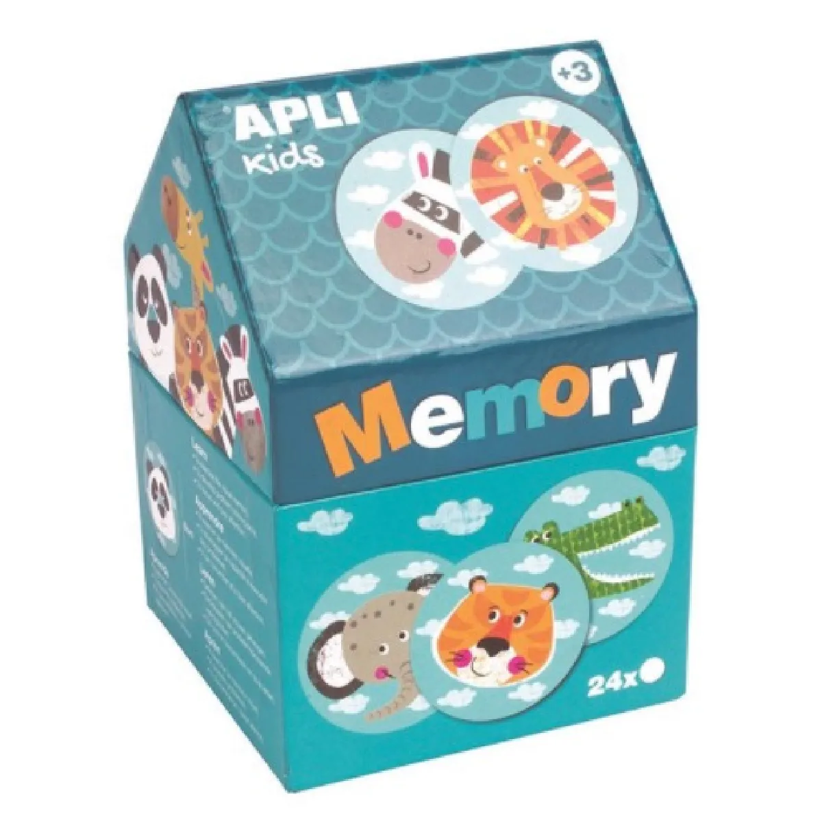 APLI AGIPA Puzzle Maisonnette Memory Safari
