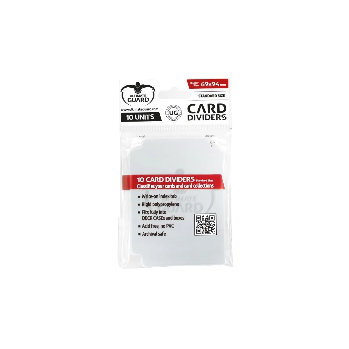 Ultimate Guard - Intercalaires pour Cartes - Taille Standard - Transparent - Lot de 10 - Image 3