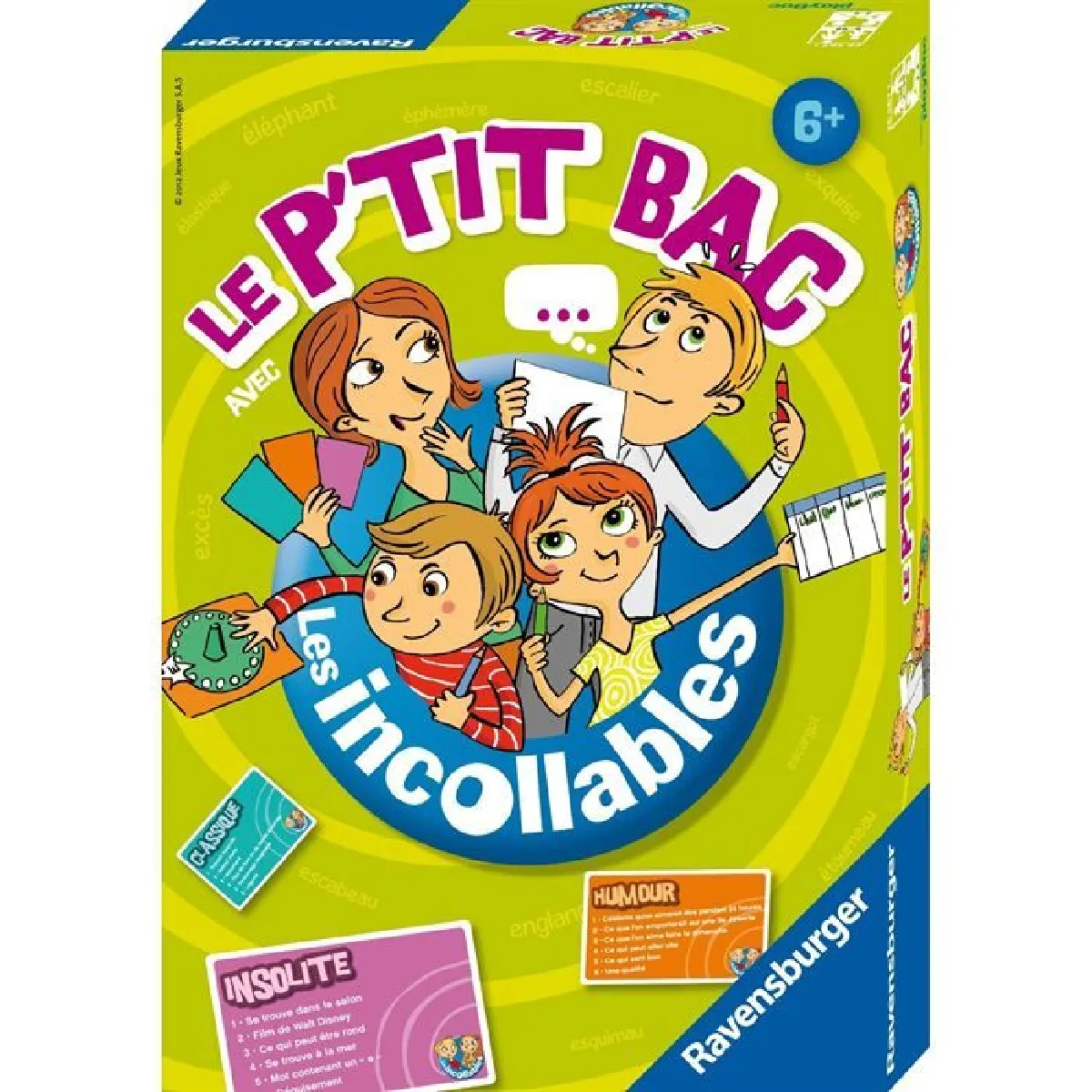 Ravensburger LES INCOLLABLES - Le P'tit Bac - 26567