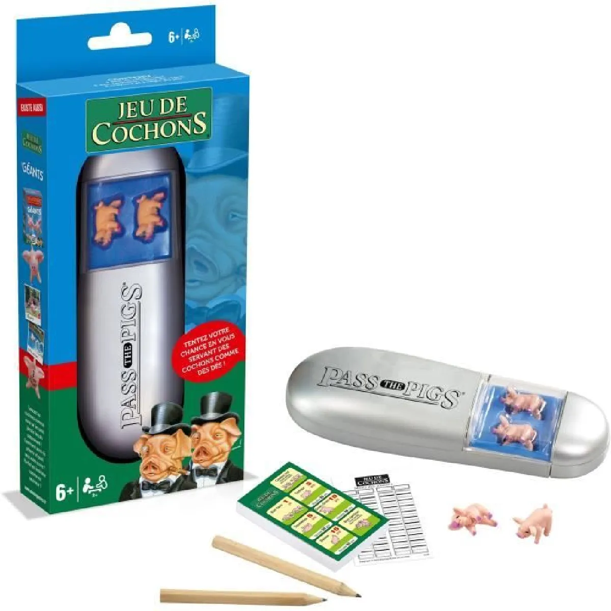 Winning Moves Bleu Jeu De Cochons - Amusement Traditionnel Pour Toute La Famille - Neuf - Image 3