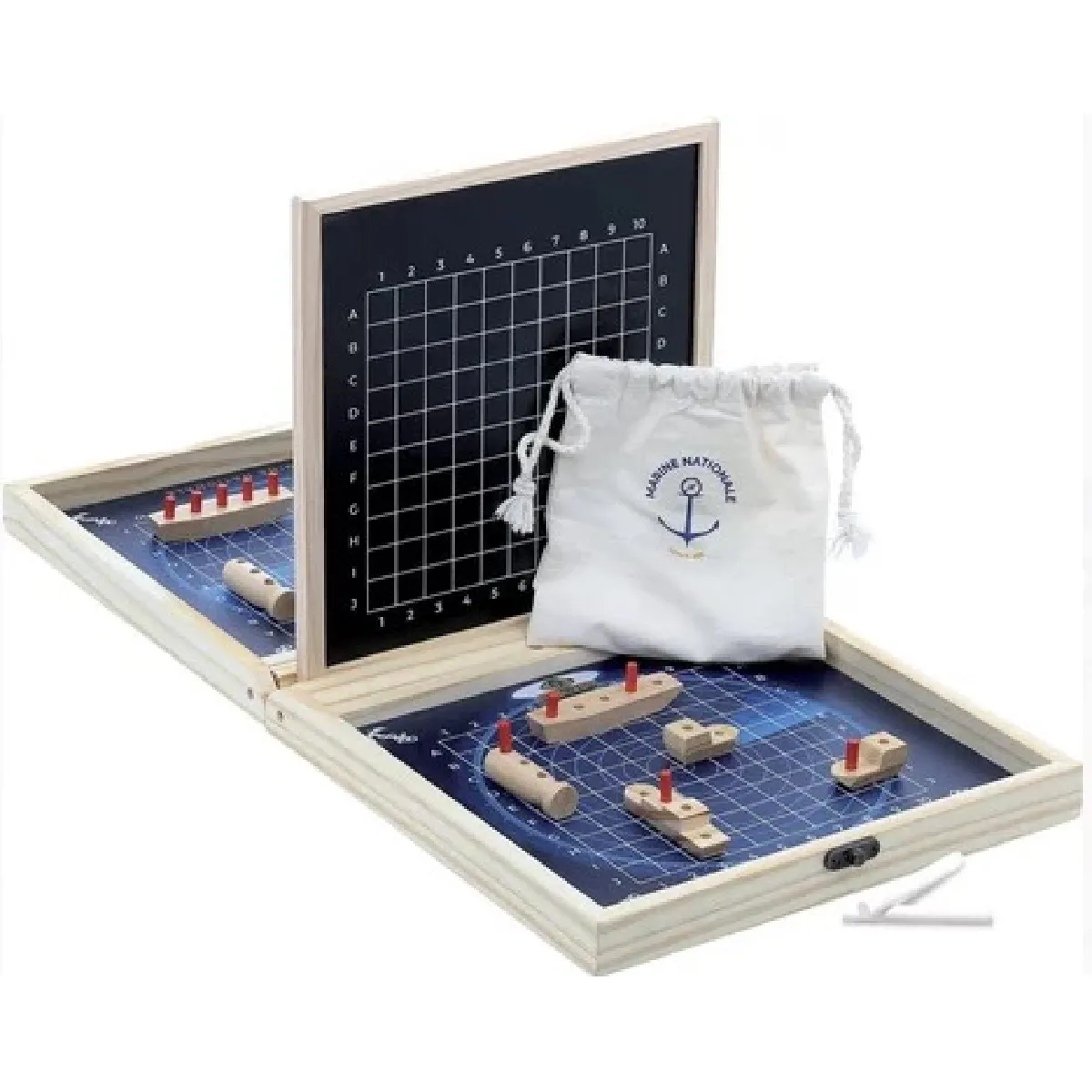 Vilac - Jeu de bataille navale en bois - Taille unique - Image 4