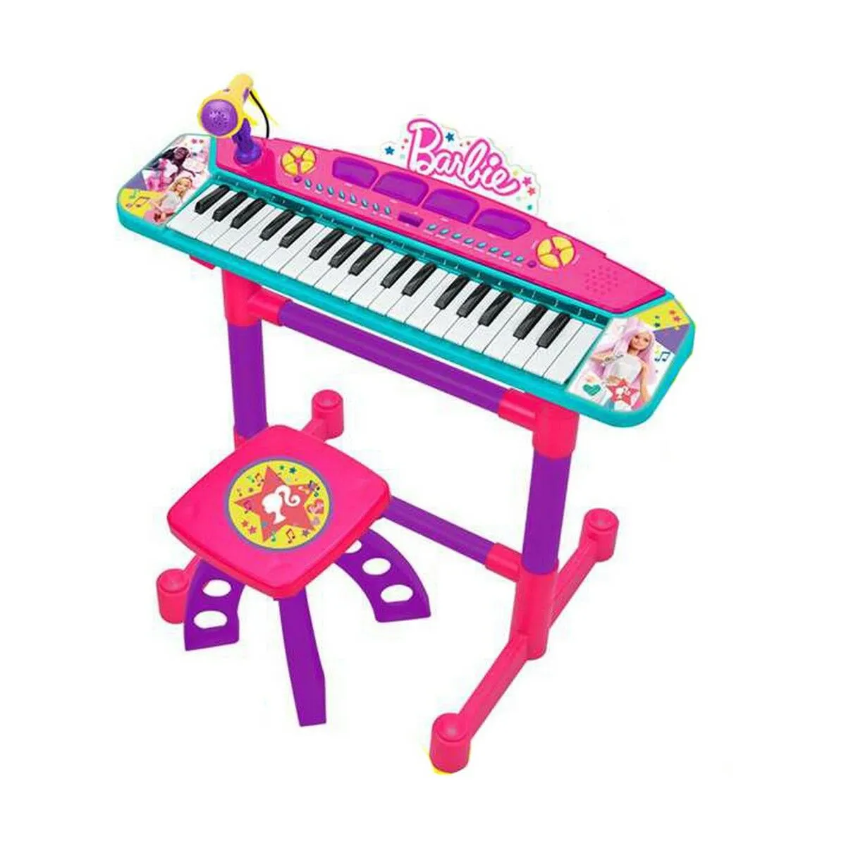 Barbie Piano Électronique avec Banquette