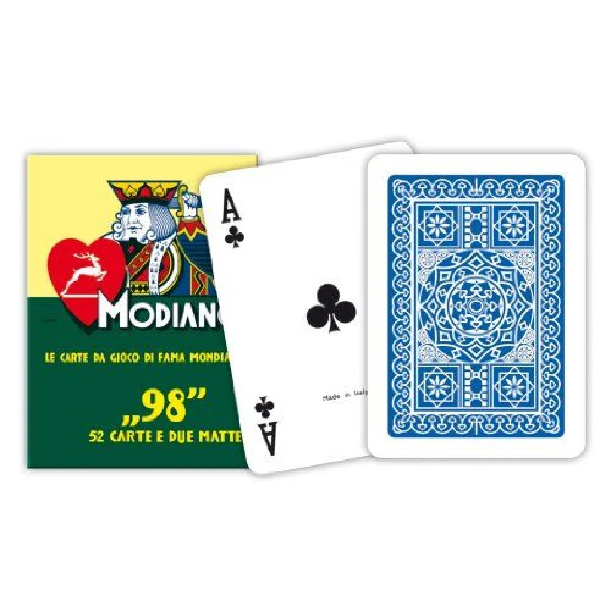 Modiano Poker Playing Cards Blue - Image 2
