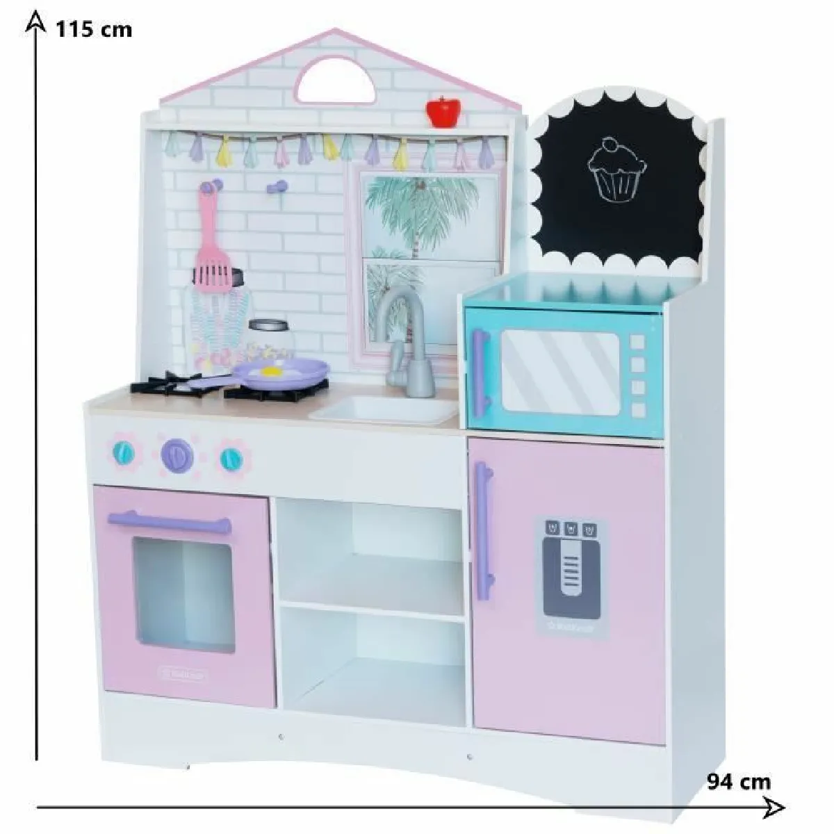 KIDKRAFT  - cuisine enfant en bois dreamy delights avec accessoires KID0706943101322