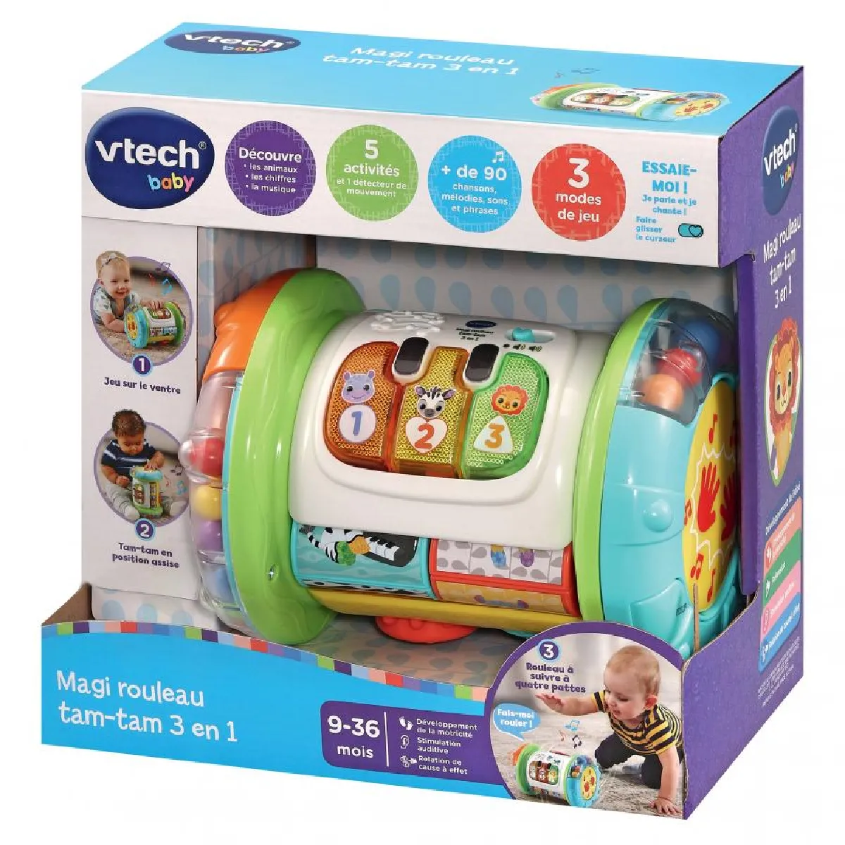 Vtech Magi rouleau tam tam 3 en 1