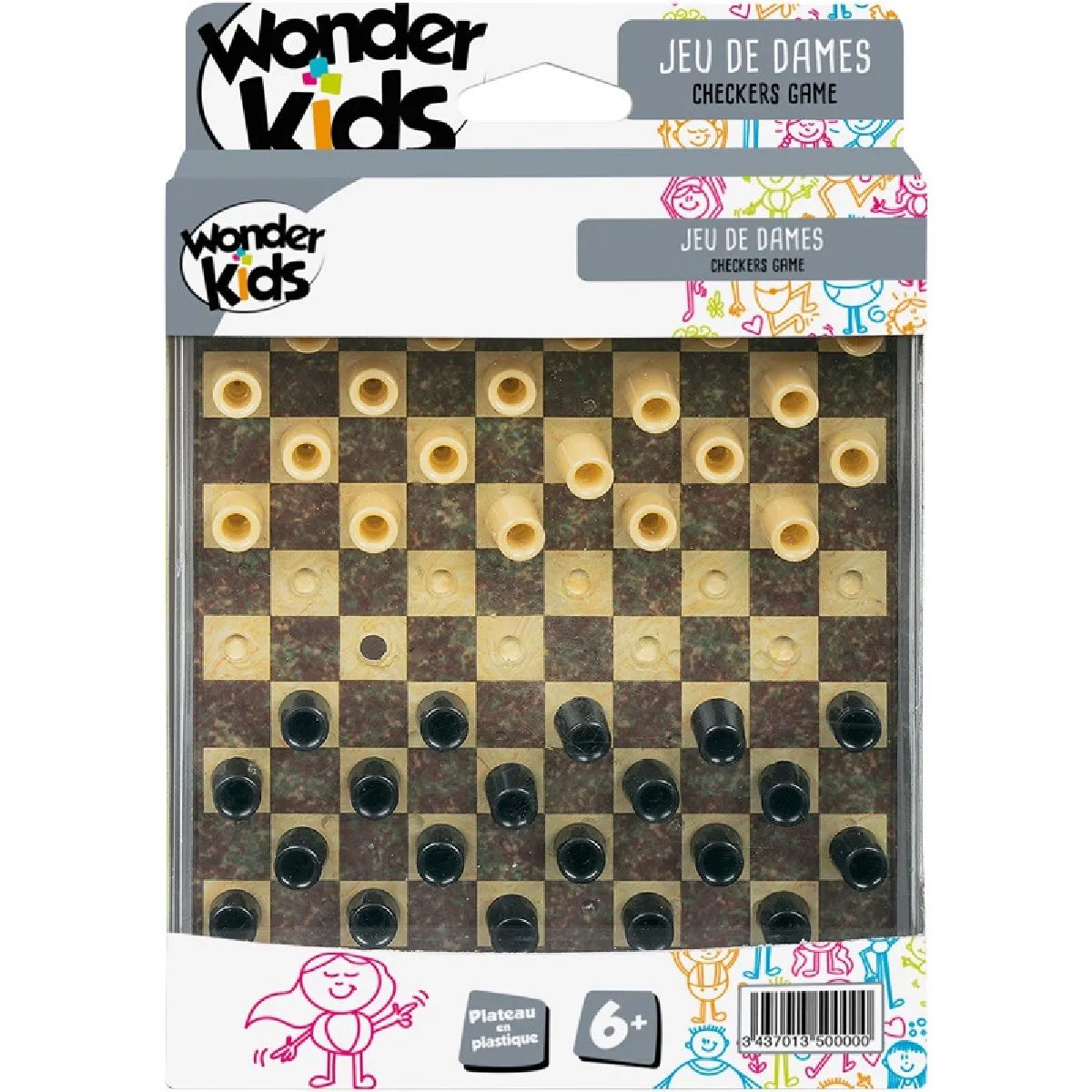Cofalu Kim'play Jeu Voyage Plateau Dame - Image 4