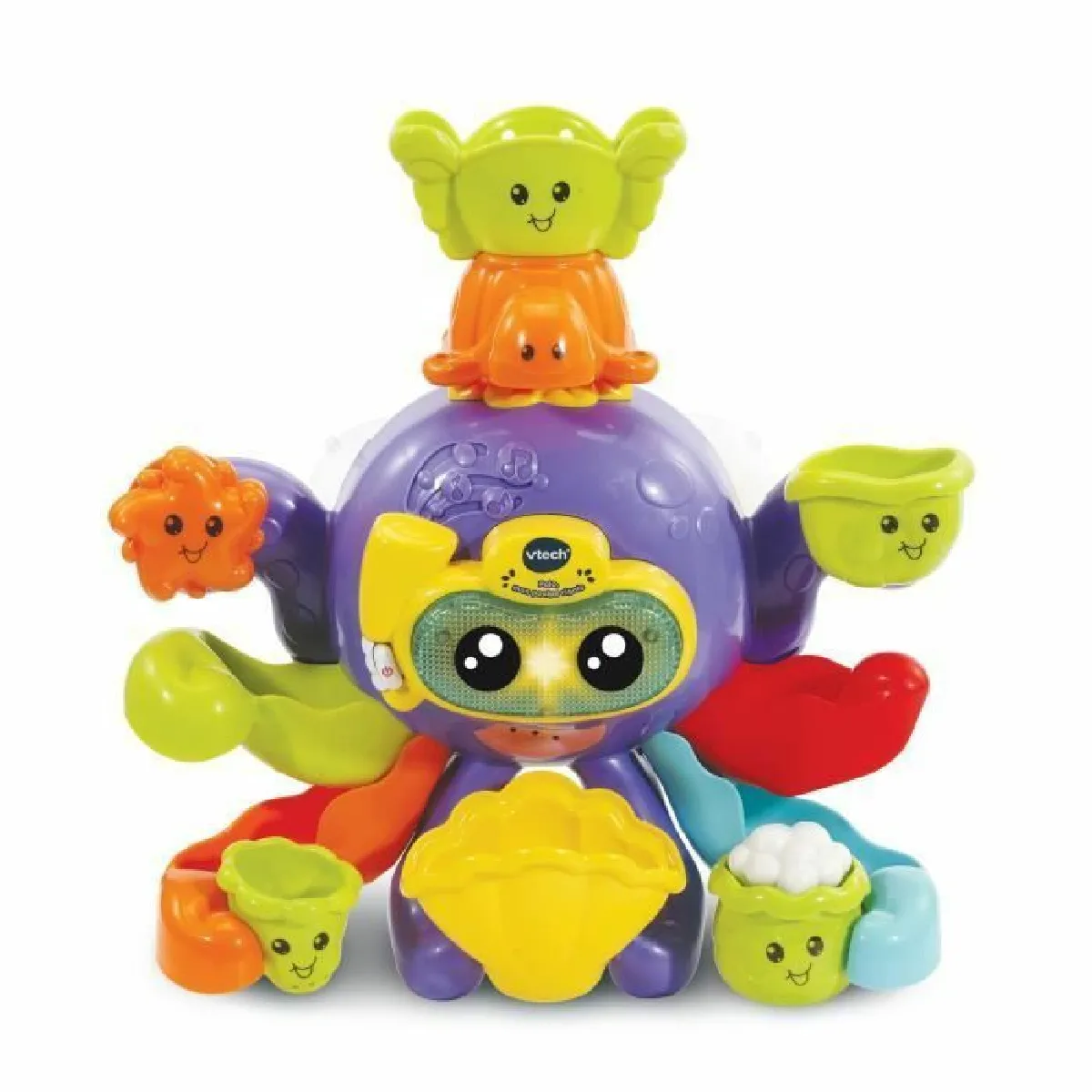 VTech Jouet de Bain interactif BABY - Polo Mon Poulpe Rigolo - Multicolore - Pour Bébé de 1 à 5 ans