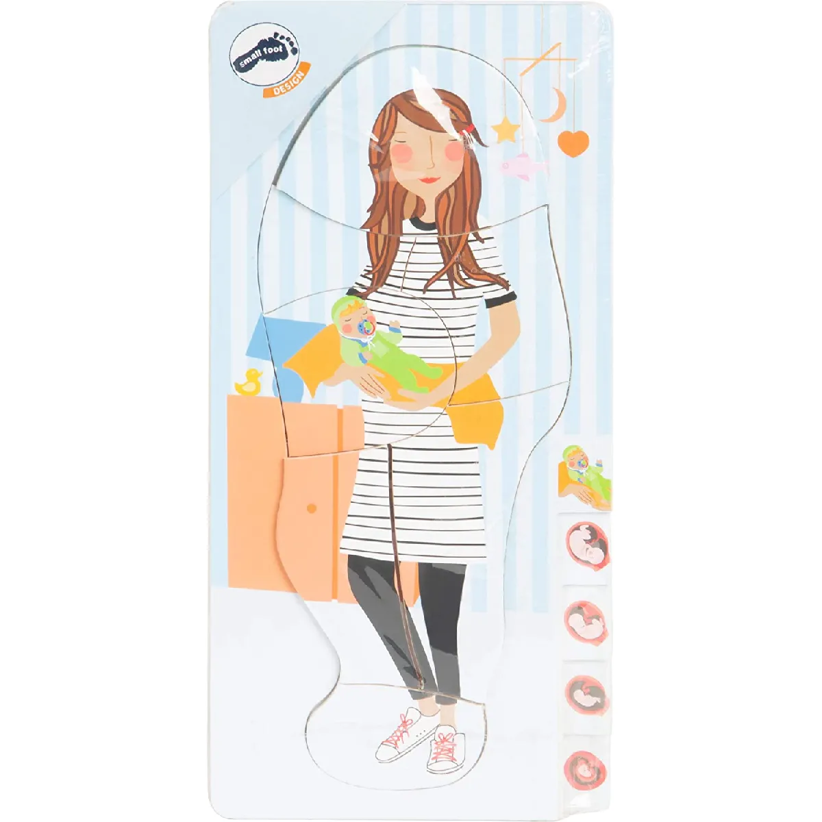 Small foot Puzzle d’apprentissage en bois