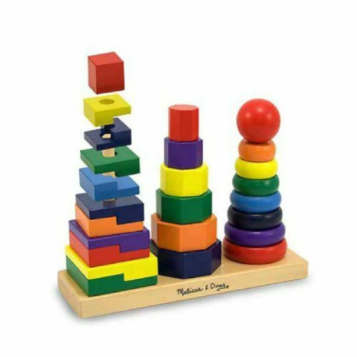 MELISSA & DOUG Empileur Géométrique MELISSA & DOUG Empileur Géométrique