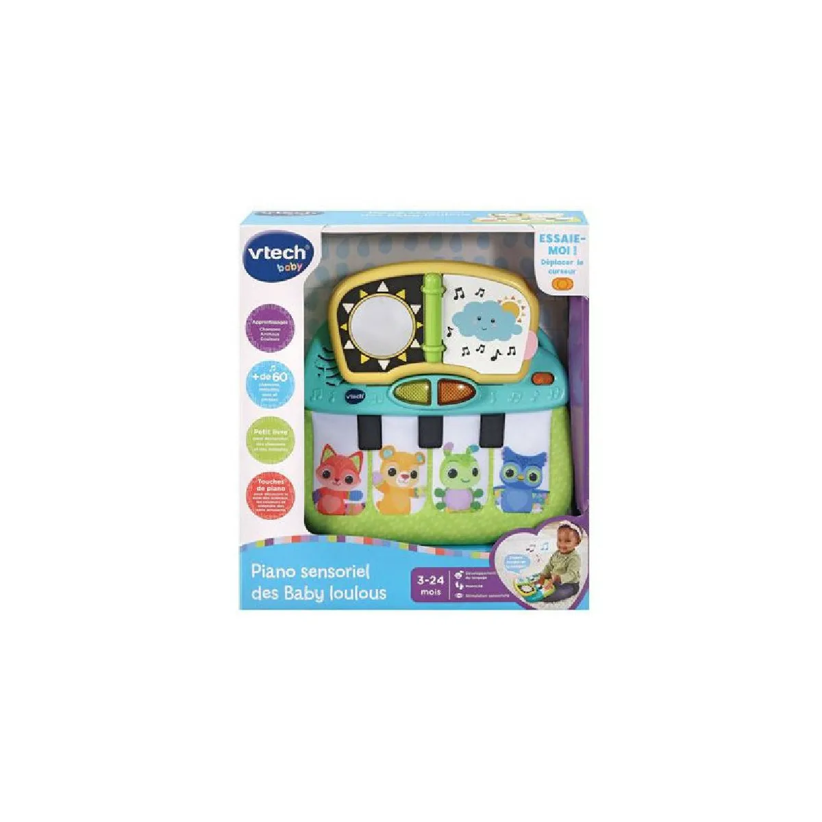 Vtech Baby Piano Sensoriel Des Baby Loulous - vue 8