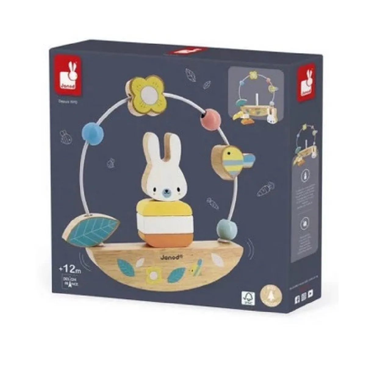 Juratoys-Janod Juratoys Looping Basculo Lapin Pure