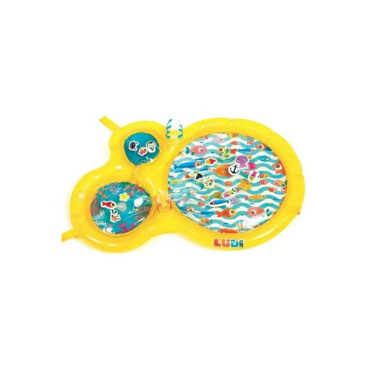 Ludi Tapis d'eau Marin Grand Tapis d’Activités Sensorielles pour Éveiller Bébé Développer la Motricité 16 Animaux Marins À Partir de - vue 2