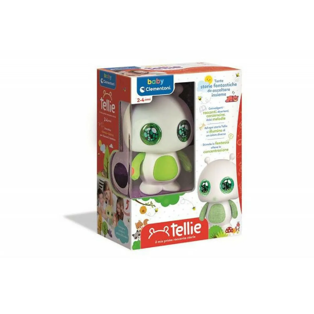 Clementoni 52548 Tellie Jouet bébé Version française et Plus
