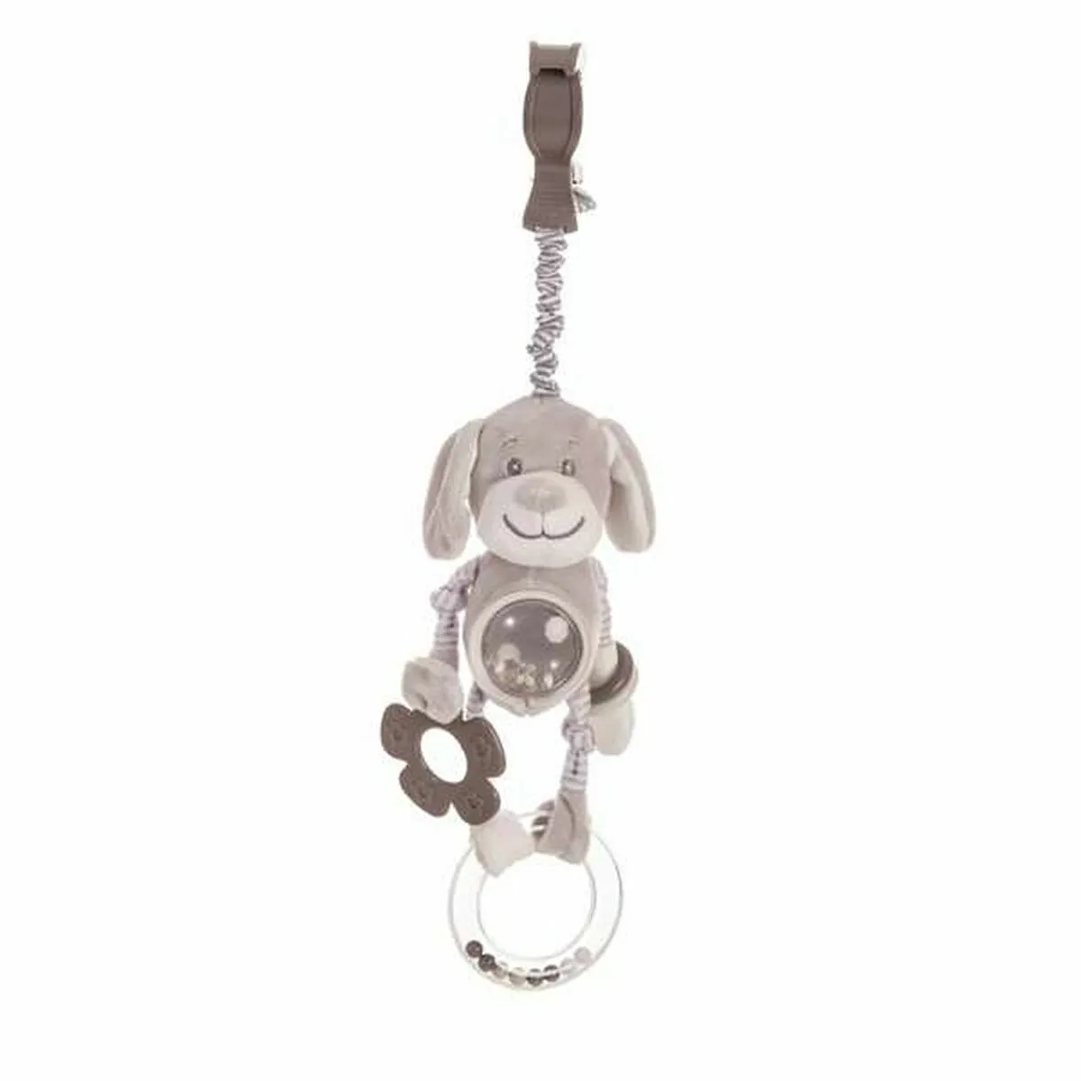 BigBuy Kids Peluche Hochet Coco Chien BigBuy Kids Peluche Hochet Coco Chien