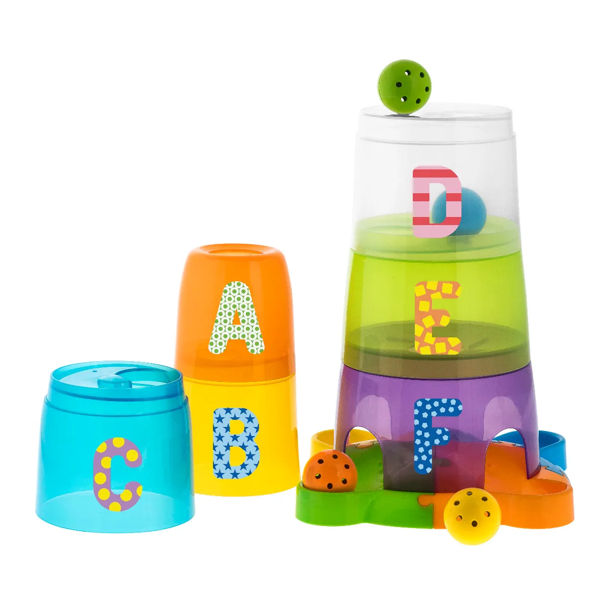 Chicco Stack & Fun Jeu D'empilage Avec Balles Multicolore - vue 2