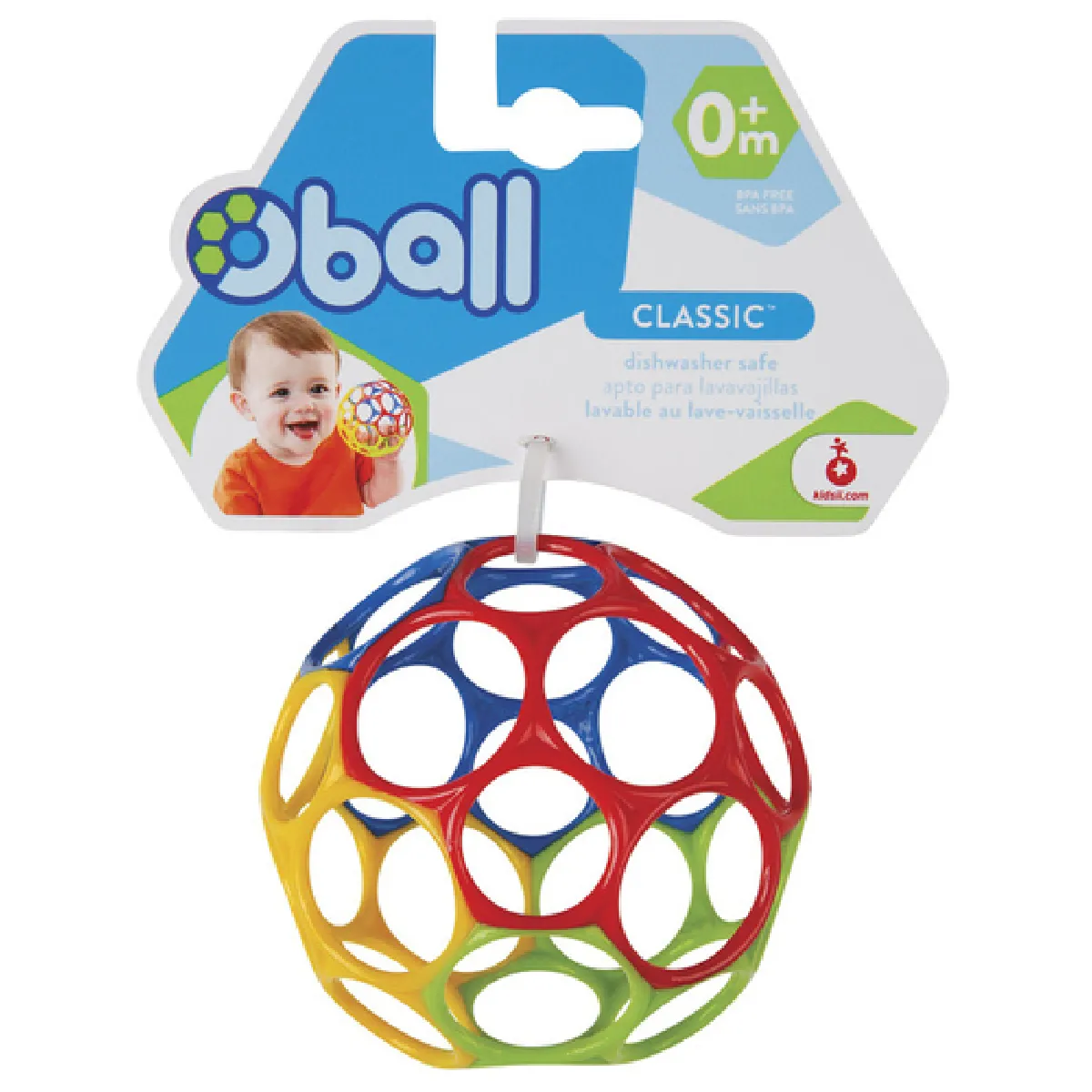 Oball Vert Hochet Balle Souple - Multicolore - Image 5