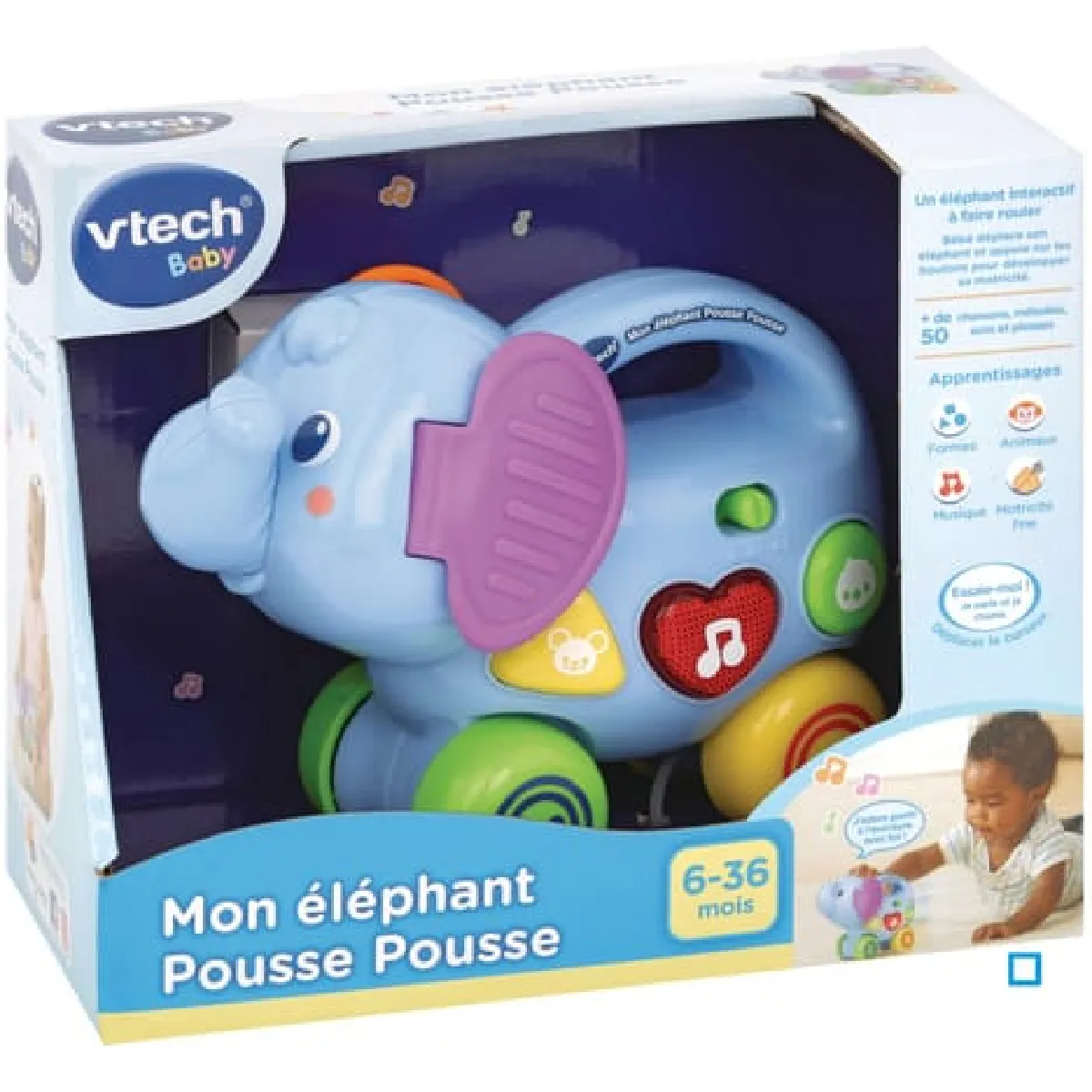 Jouet Mon Eléphant Pousse Pousse Vtech 'unité - vue 4