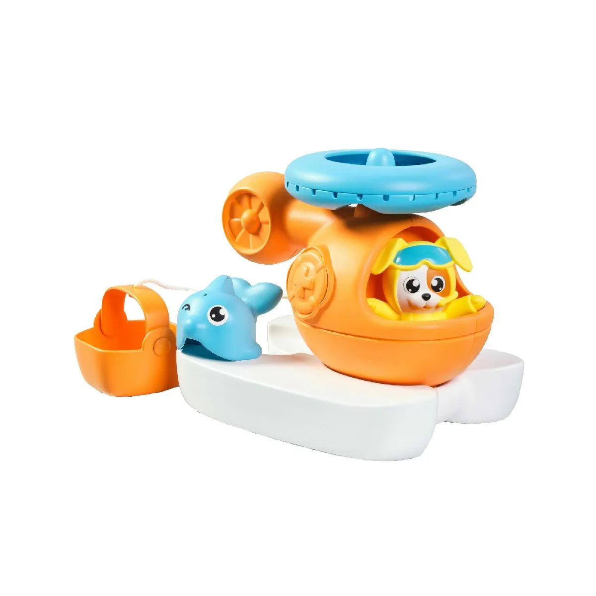 Tomy Jouet Pour Le Bain Hélicoptère De Secours - Image 3