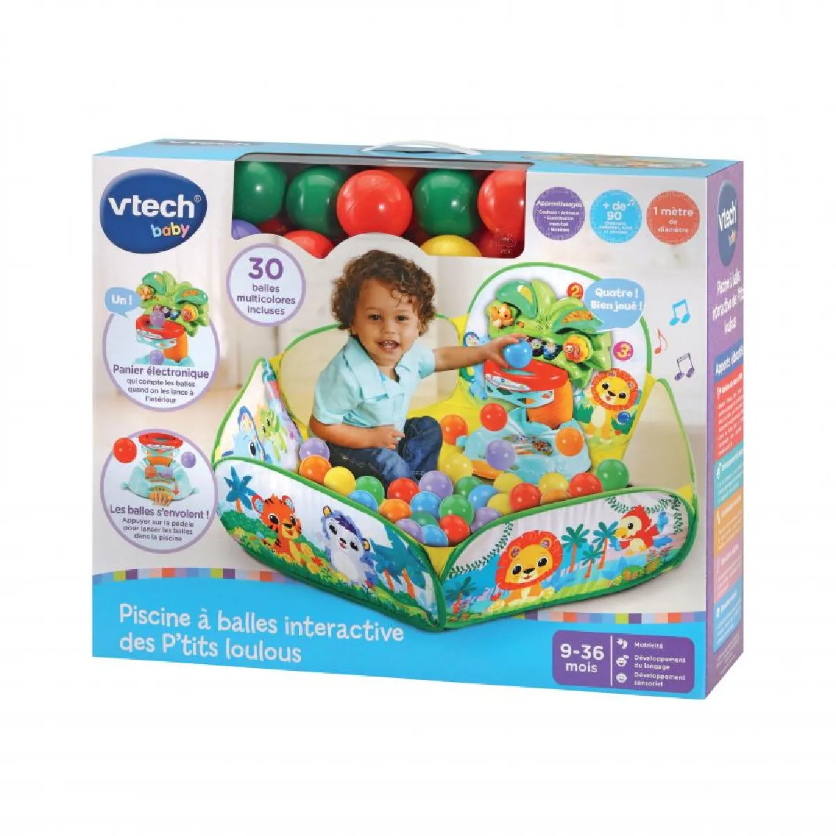 VTech Piscine à Balles Interactive P'tits Loulous