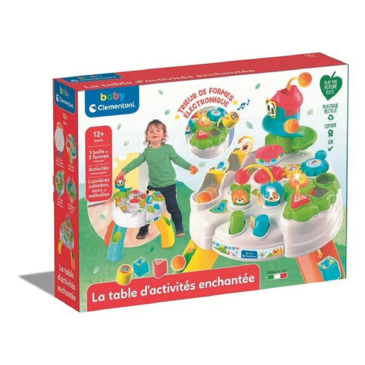 La table d'activités enchantée : Play for future Clementoni Jeux - vue 2