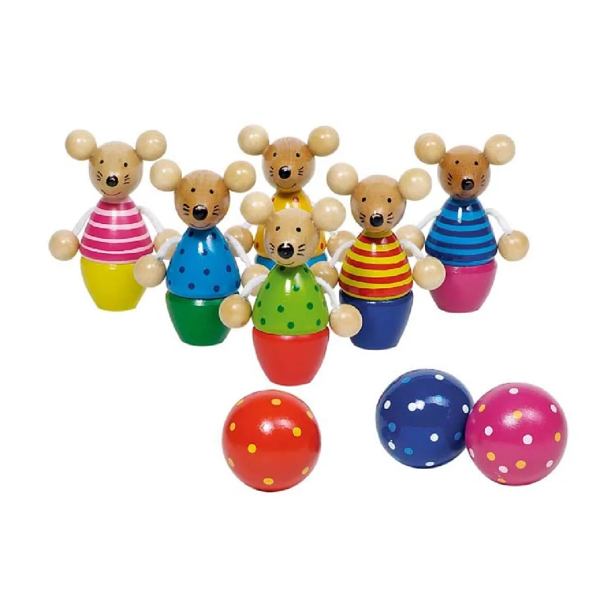 Goki Multicolore Jeu De Quilles Speedy - Image 3
