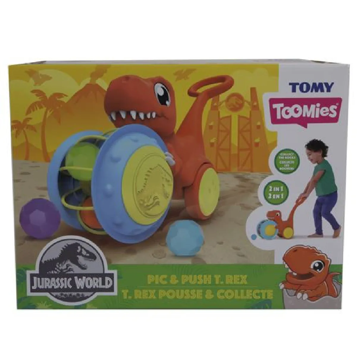 Tomy T Rex Pousse Et Collecte