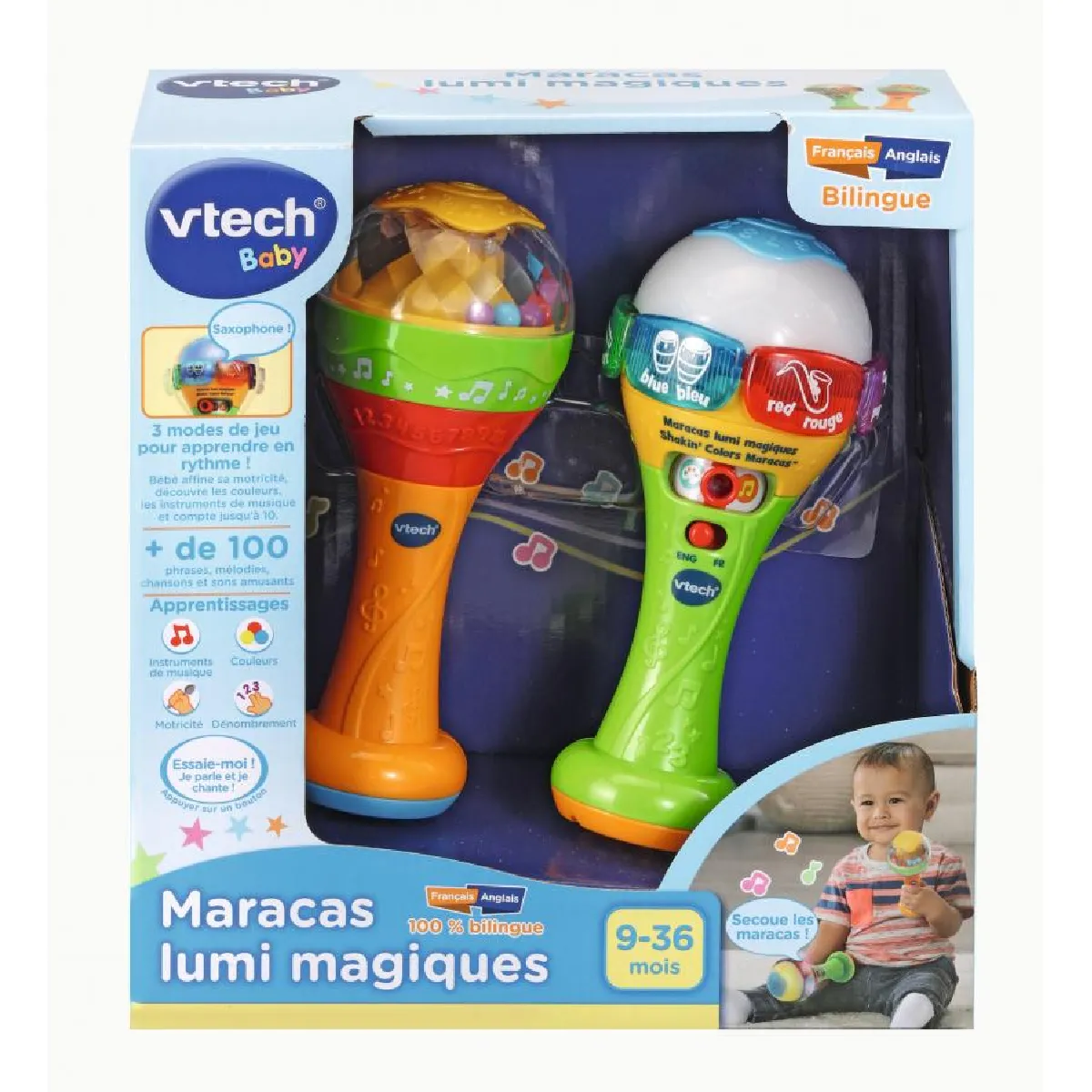 Maracas lumineuse lumi magiques