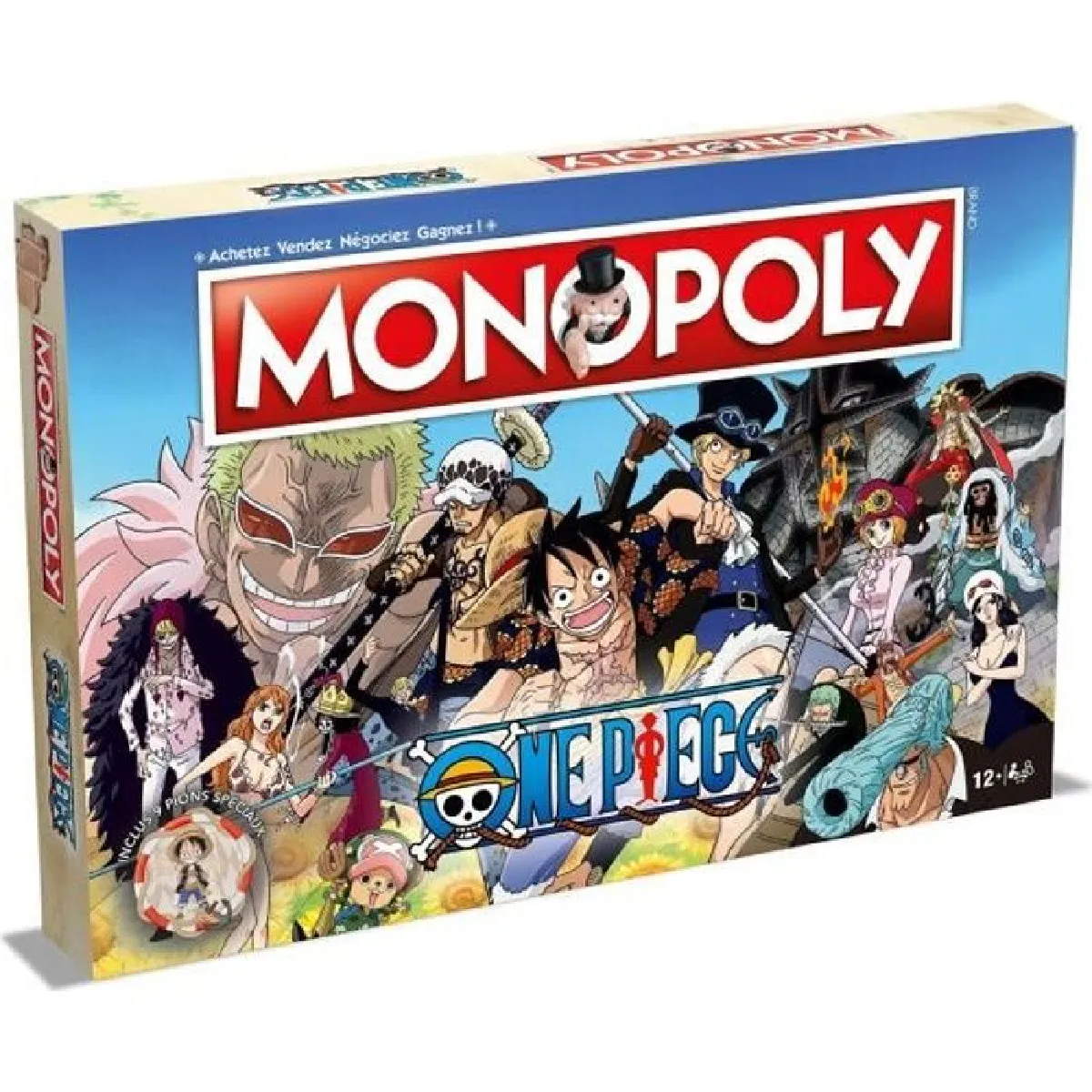 Winning Moves Bleu Jeux De Carte Monopoly One Piece - Image 5
