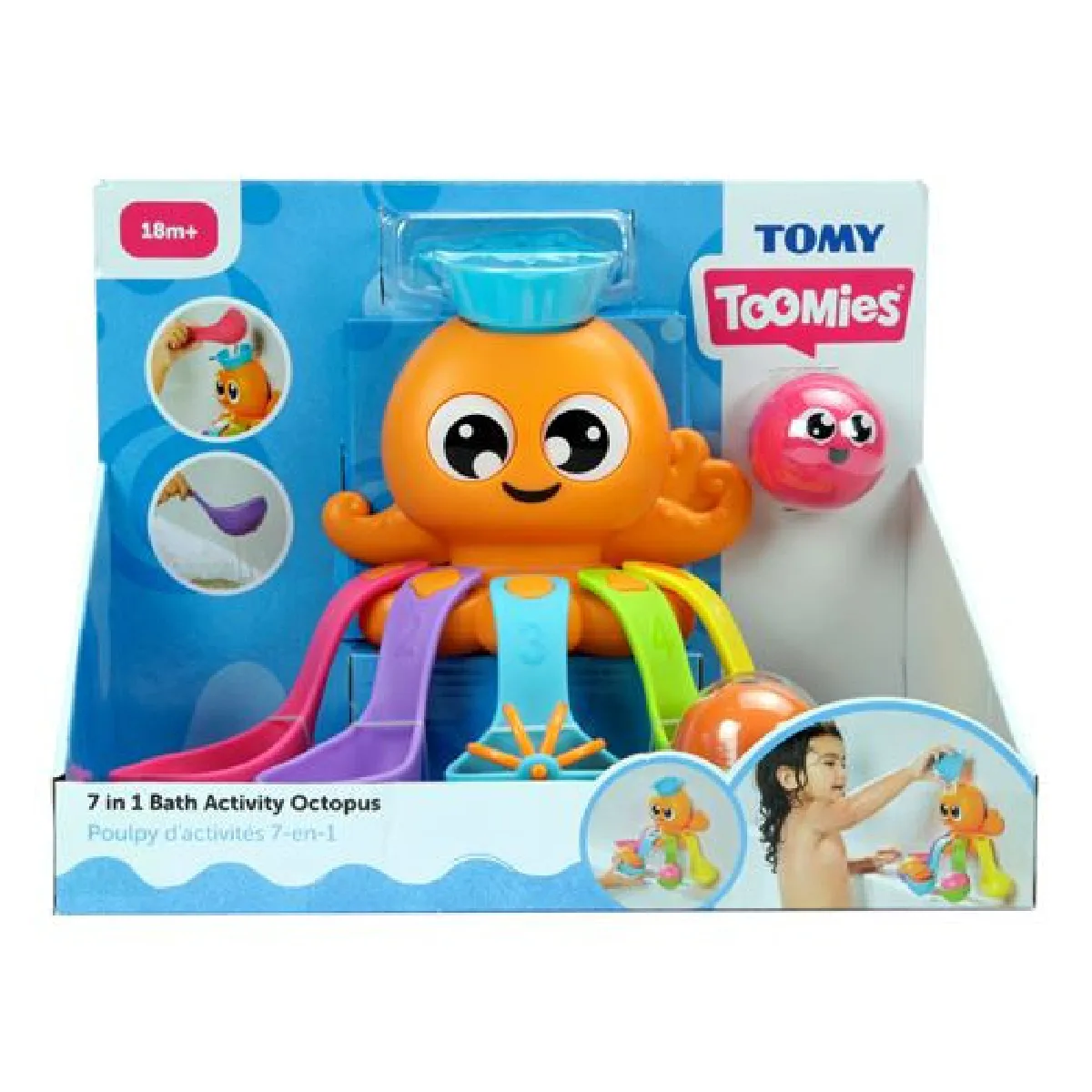 Tomy - Jouet de bain Poulpy d'activités - 7 en 1 - Image 3