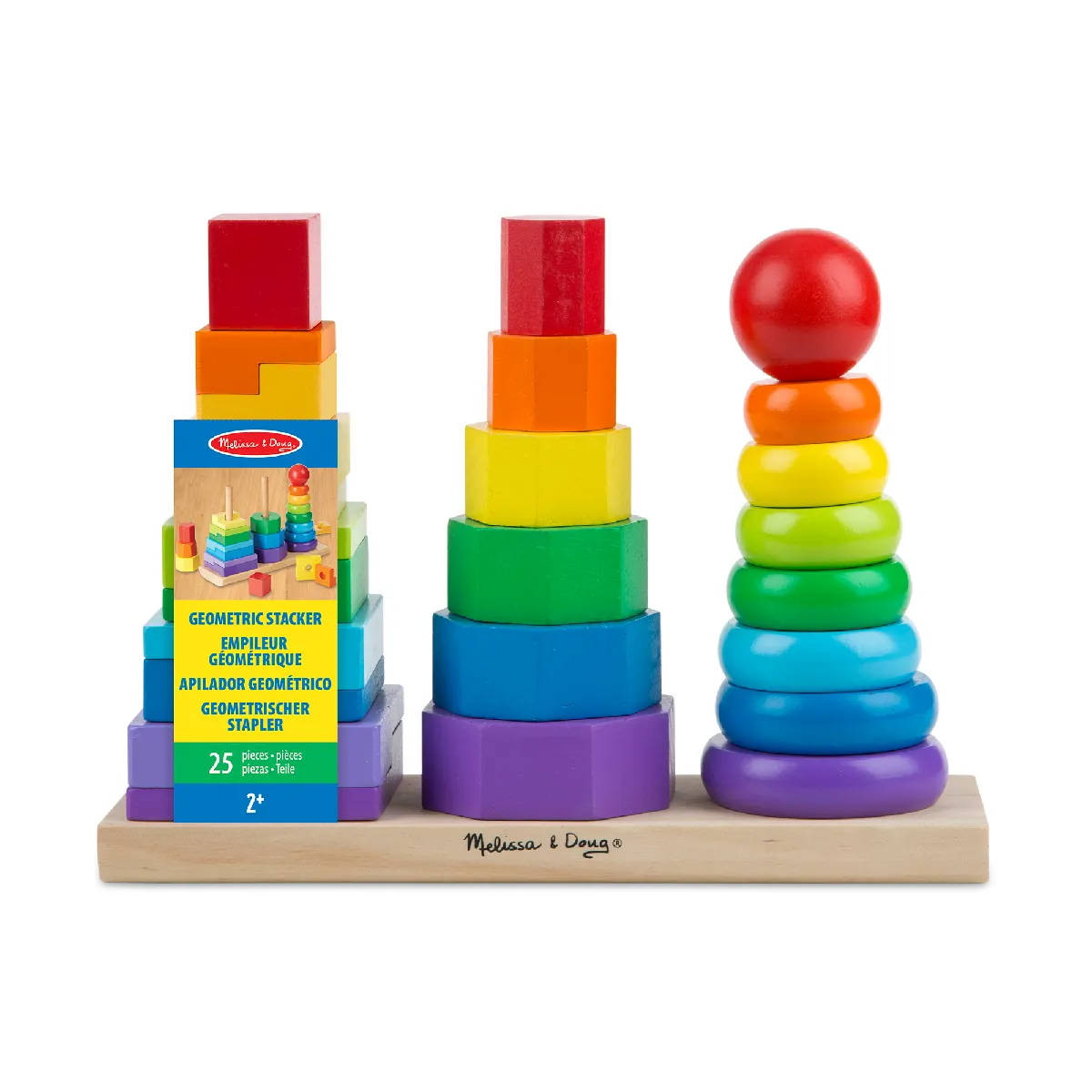 Medo Multicolore Empileur Géométrique Melissa Et Doug - Image 2