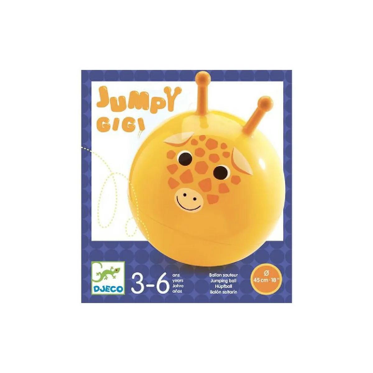 DJECO  Ballon Jumpy Gigi