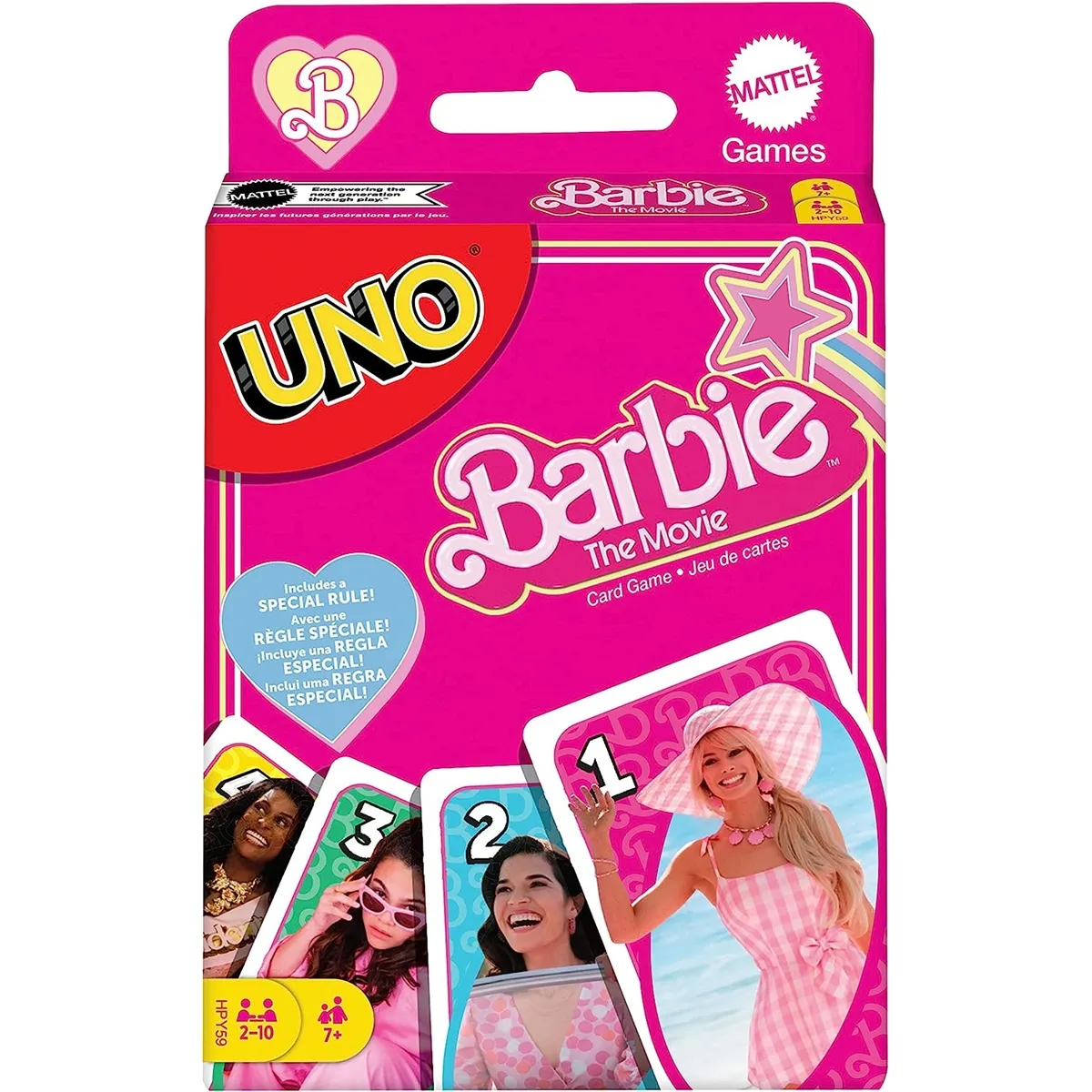 Jeu de société Uno Barbie Le Film - vue 7