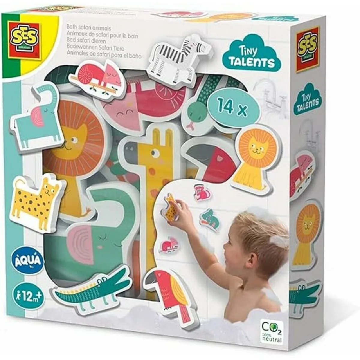 SES Creative - Animaux de safari pour le bain - Jouet de bain - Image 3