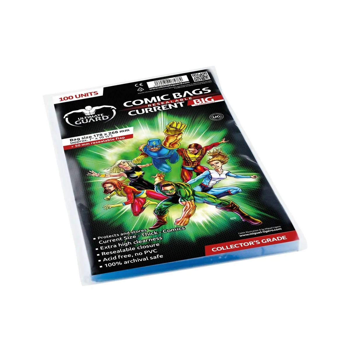 Ultimate Guard 100 Pochettes Comics Big