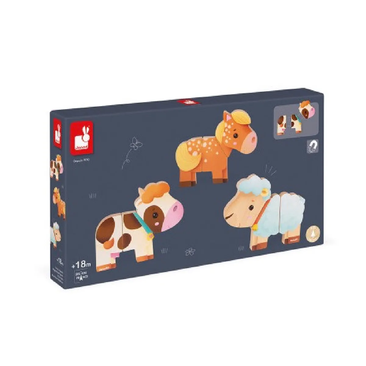 Juratoys-Janod Janod Funny Magnets Ferme
