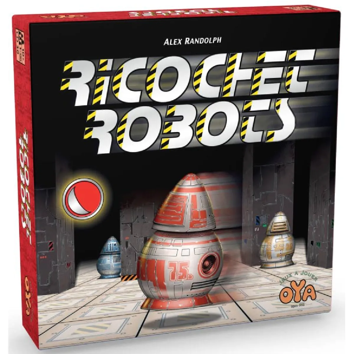 Oya Rouge Ricochet Robots : Jeu De Stratégie Innovant En Plateau - Neuf - Image 3