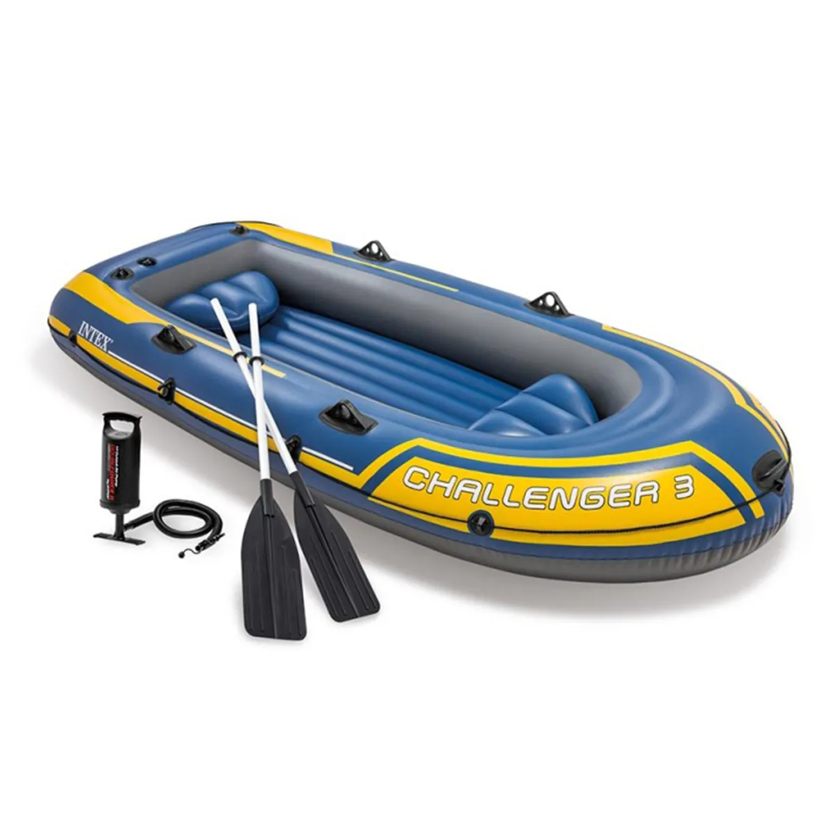Intex Kit Bateau Gonflable Challenger 3