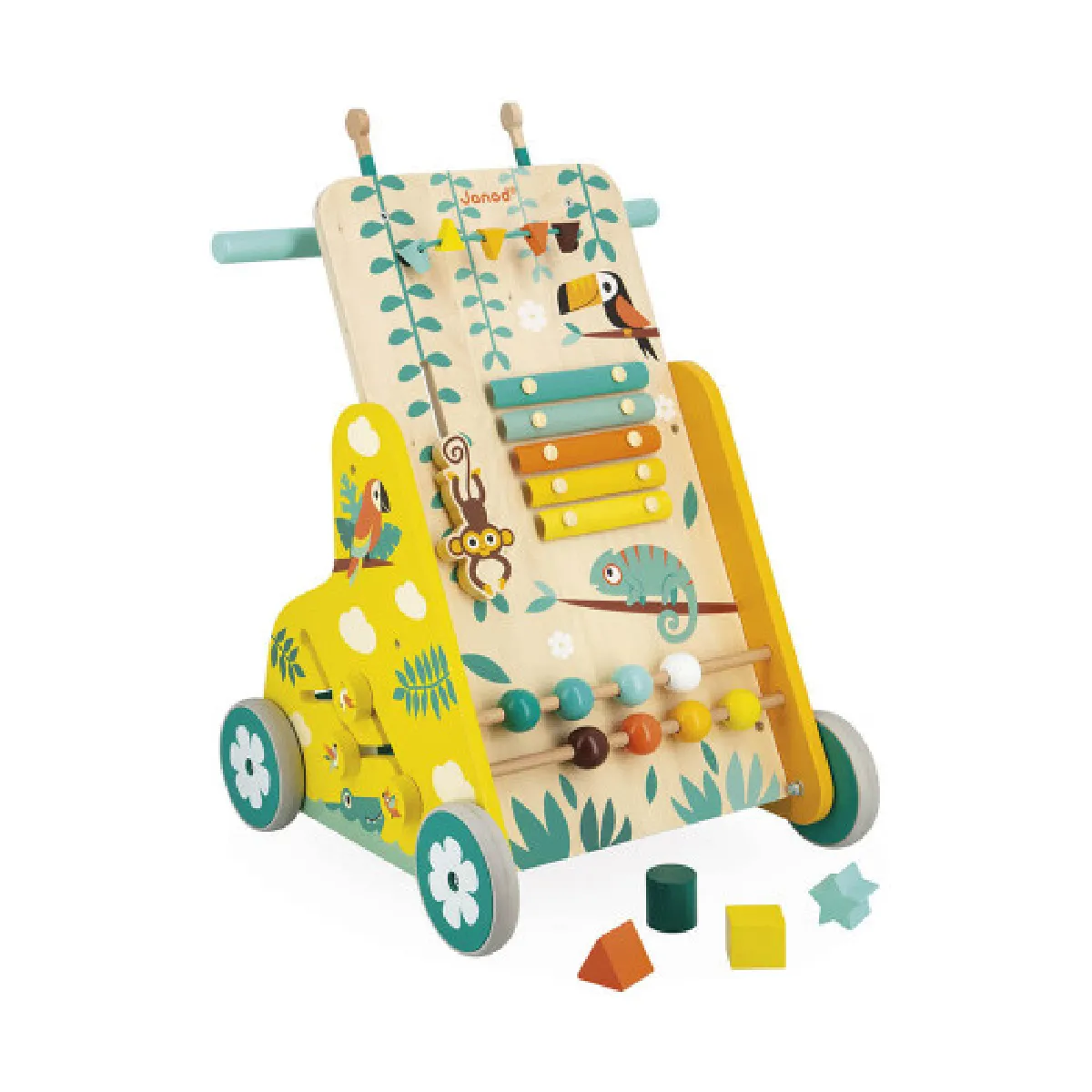 Janod Chariot Multi-Activités Tropik Bois 1 an+ - Image 4