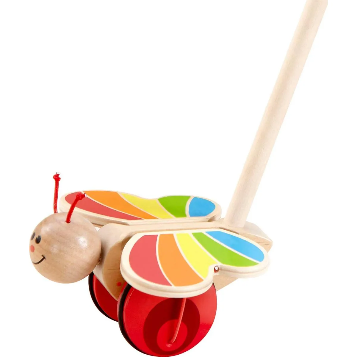 HAPE  Jouet &agrave; Pousser en Bois Papillon