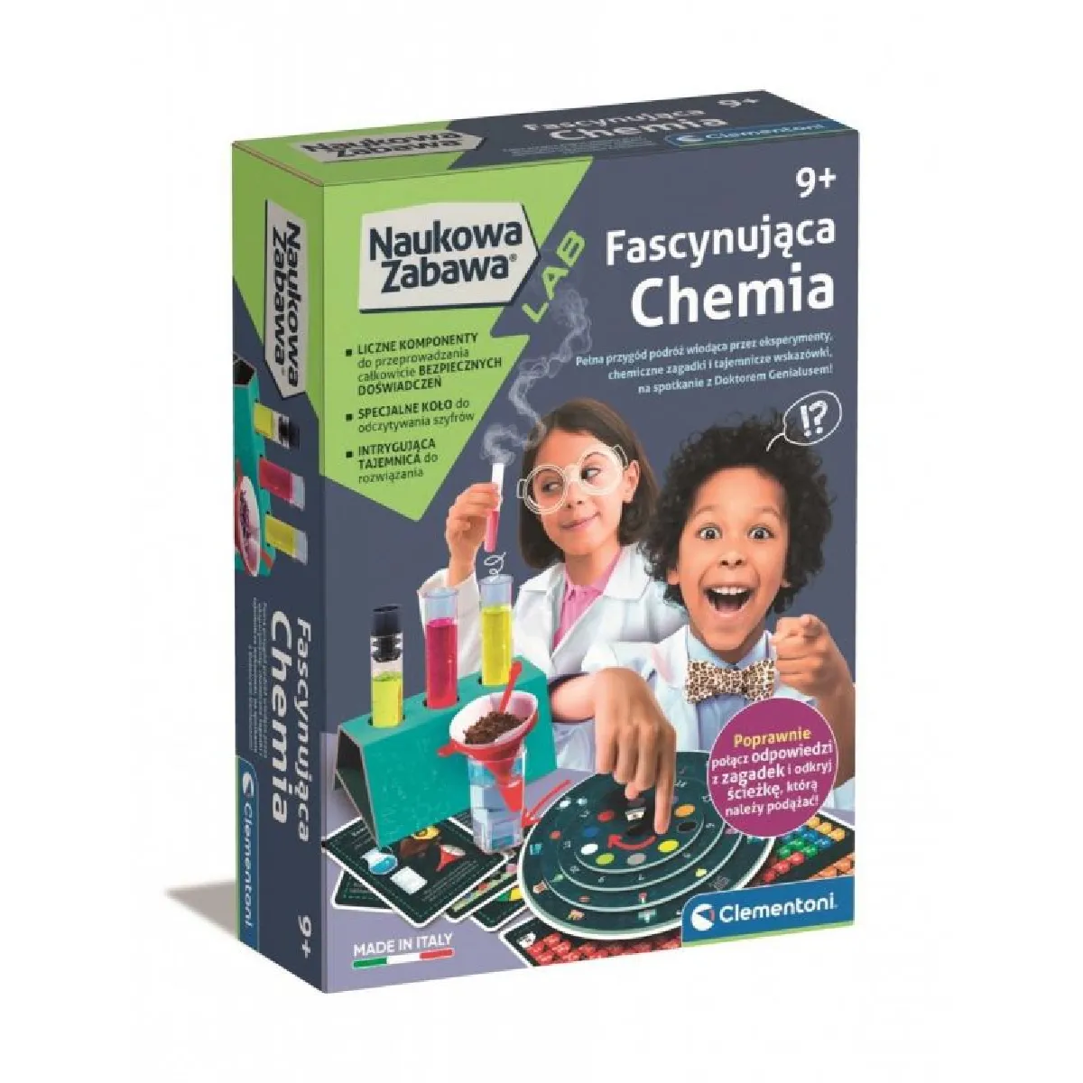 Clementoni 50699 Jouet Scientifique Fascinant pour Enfants à partir de Design Pologne