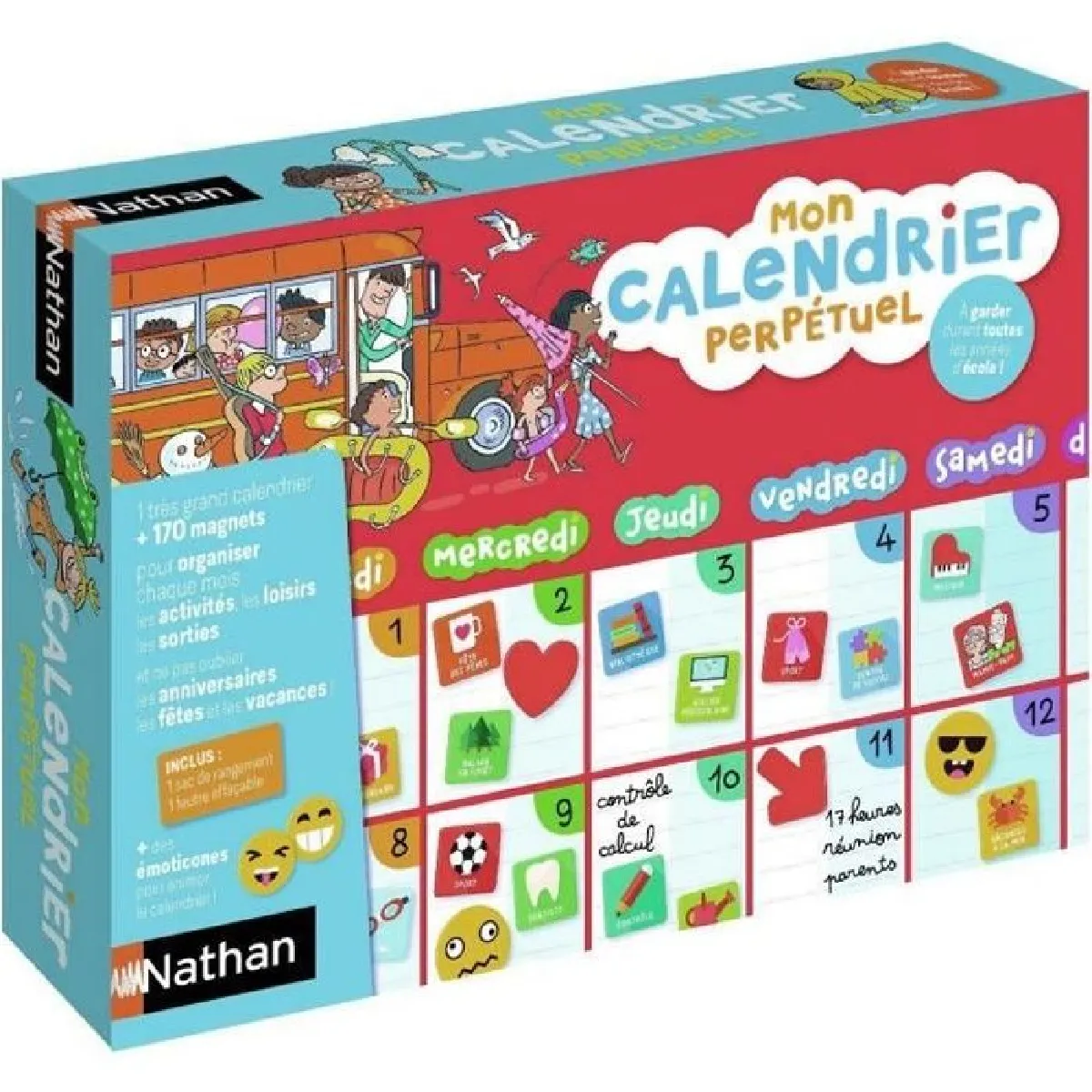 Mon calendrier perpétuel Dujardin Nathan - vue 9