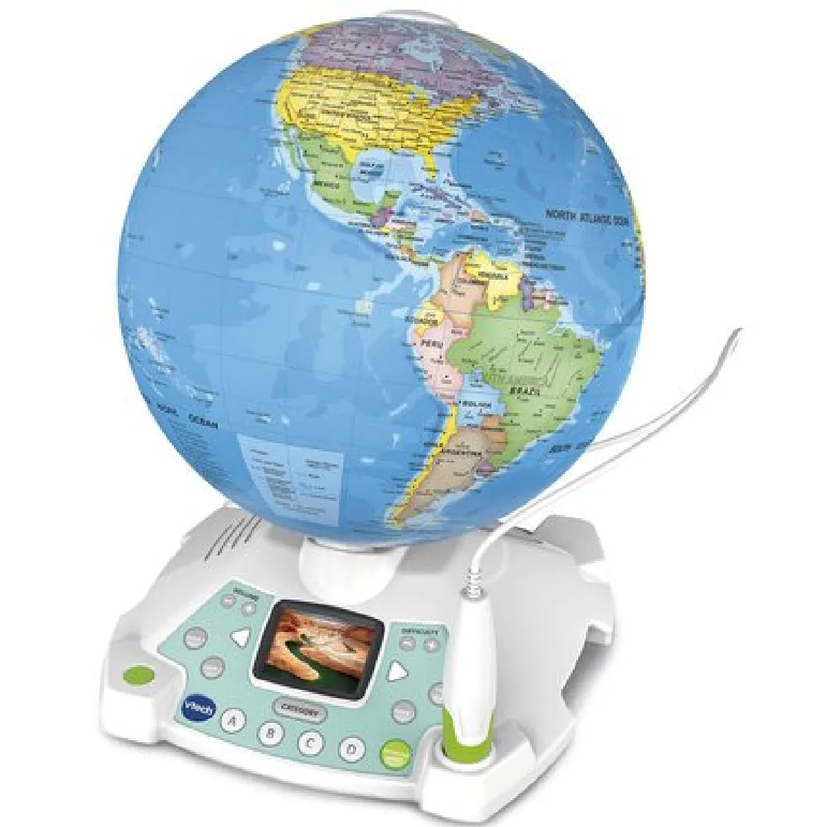 VTECH GENIUS GLOBE VIDÉO INTERACTIF - vue 2