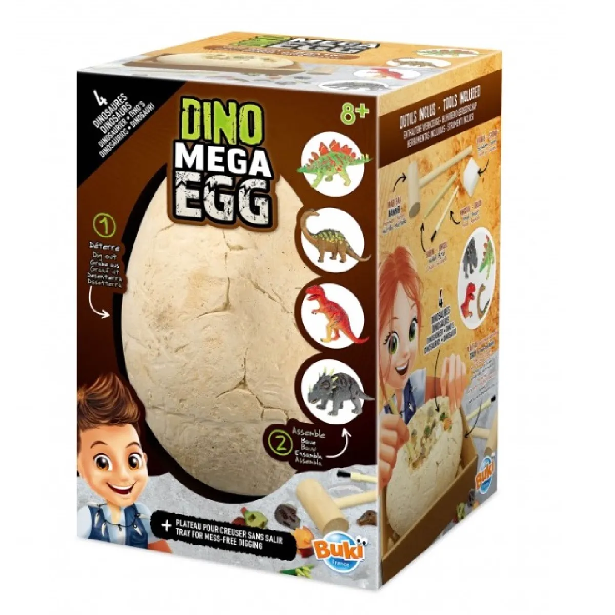 BUKI Mega Dino Oeuf Kit de Fouille BUKI Mega Dino Oeuf Kit de Fouille