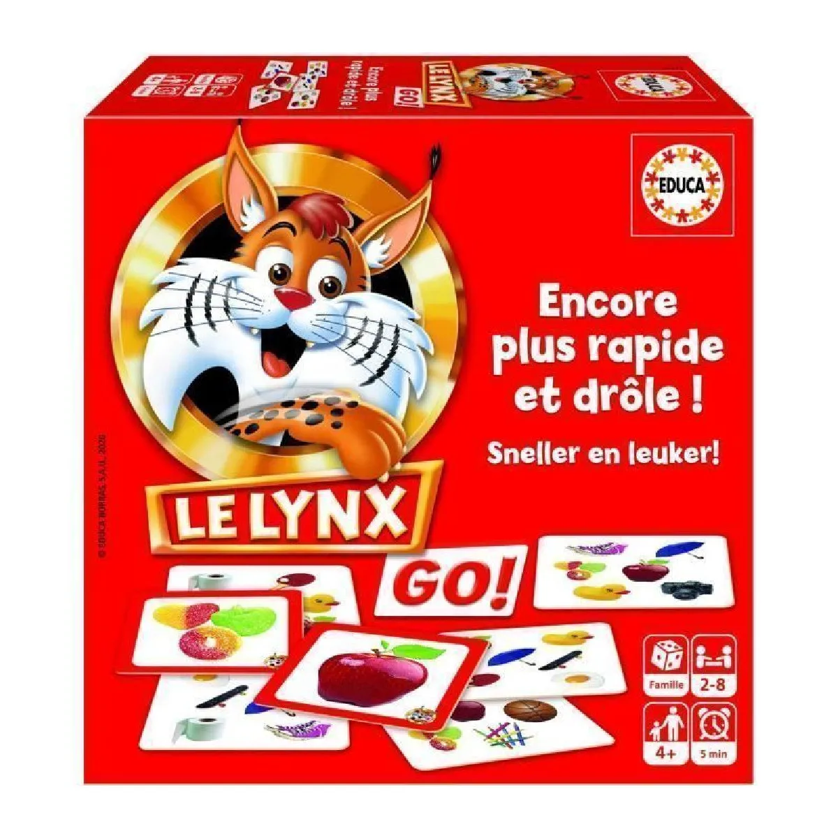 EDUCA BORRAS Educa Le Lynx - Jeu de cartes