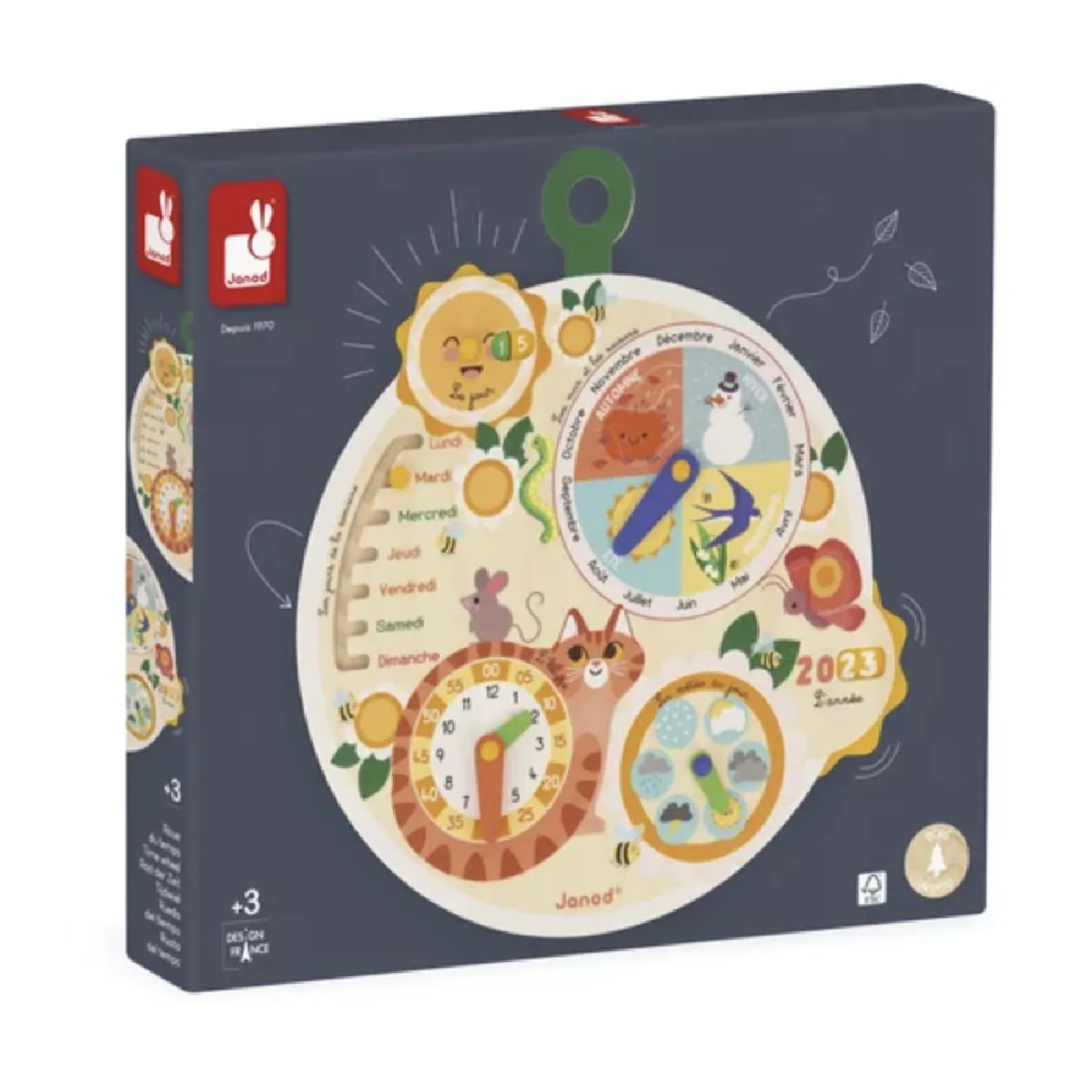 JURATOYS-JANOD Roue pour apprendre l'heure JURATOYS-JANOD Roue pour apprendre l'heure