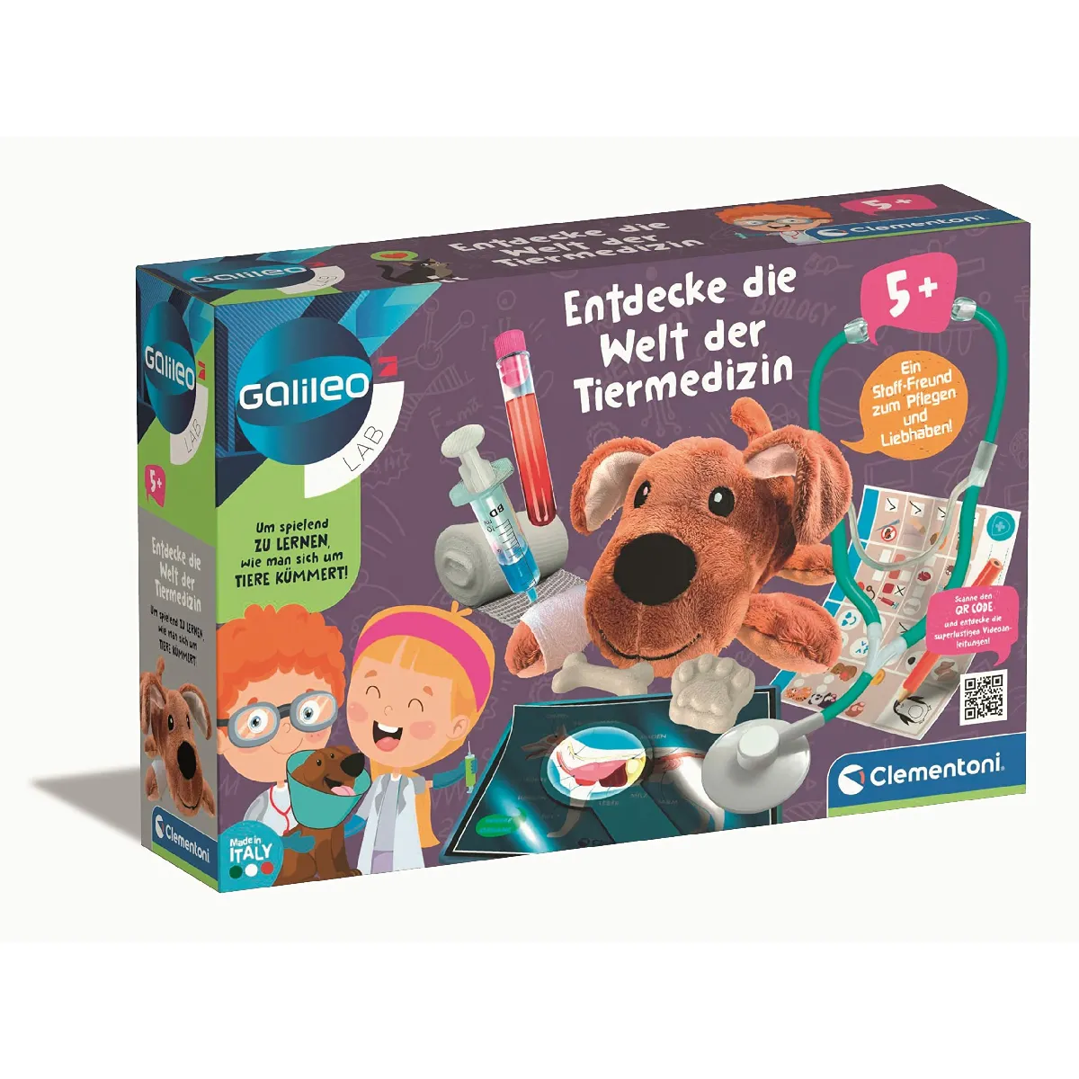 Clementoni Galileo Lab – Découvrez Le Monde de la médecine vétérinaire kit de Jeu passionnant avec de Nombreux ustensiles et informations utiles pour Les vétérinaires en Herbe à partir de par - vue 7