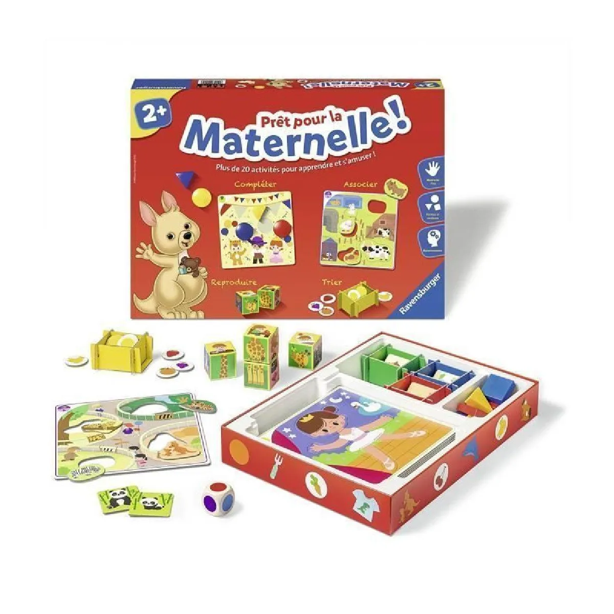 Jeu Éducatif Ravensburger 24115 – 20 Activités pour Préparation à la Maternelle